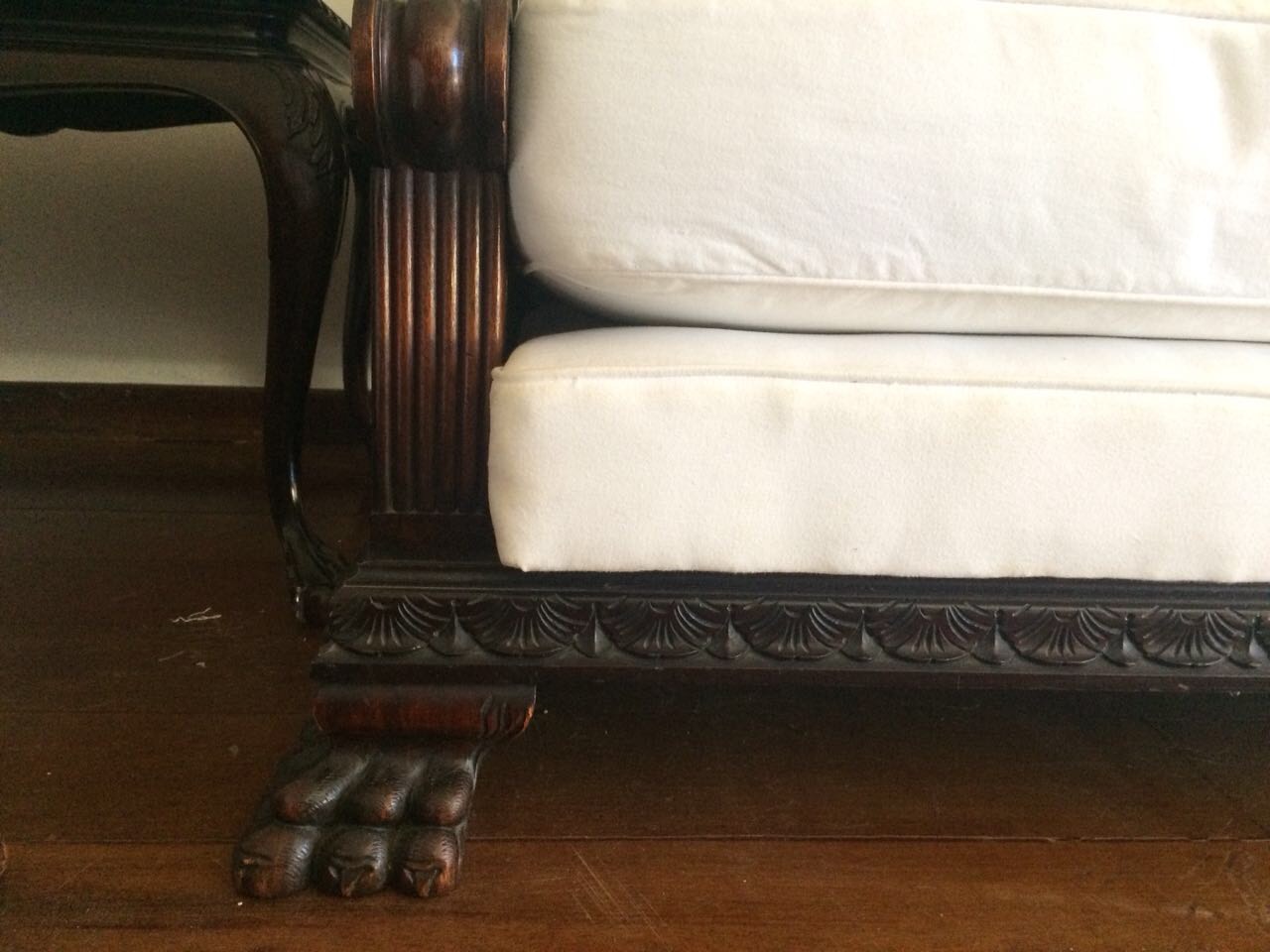 Conjunto de sofá de 3 lugares e par de poltronas com palhinha dupla e... - foto 5 de 7