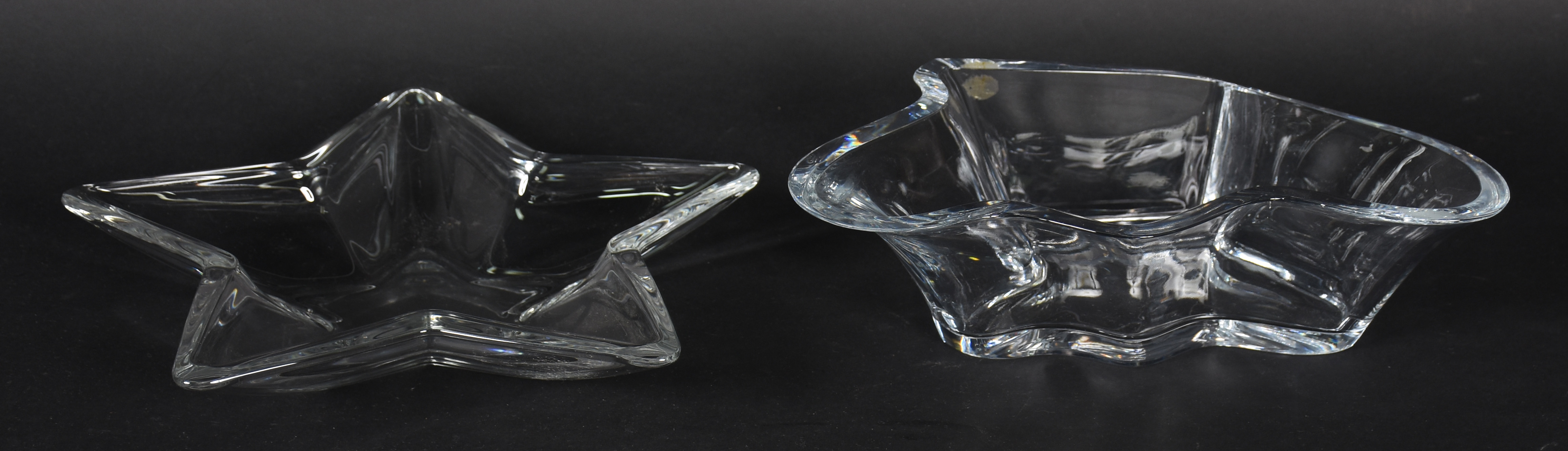 Duas peças de cristal. - foto 1 de 4