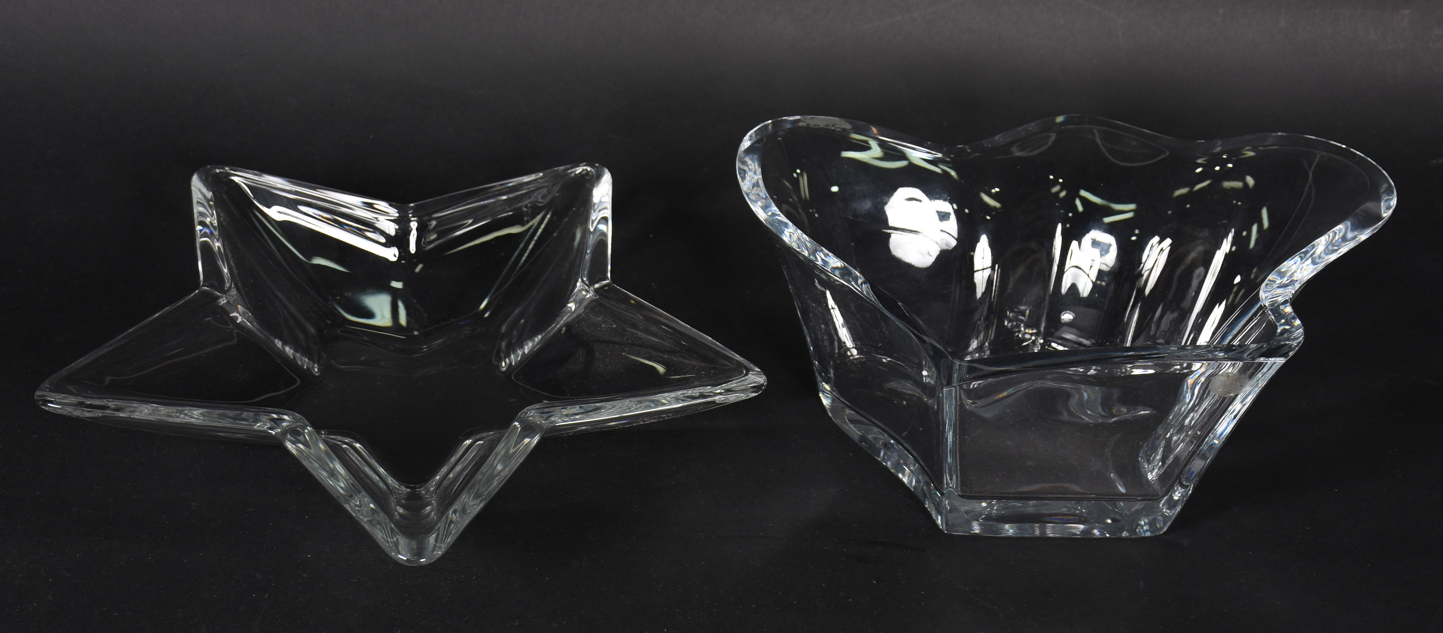 Duas peças de cristal. - foto 3 de 4