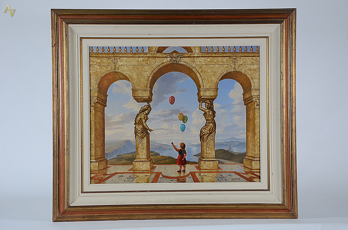 CLAUDIO DANTAS - Arcos romanos - ost - 85 x 80 - foto 1 de 4