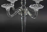 Candelabro de cristal para 5 velas. - Candelabro de cristal para 5 velas.