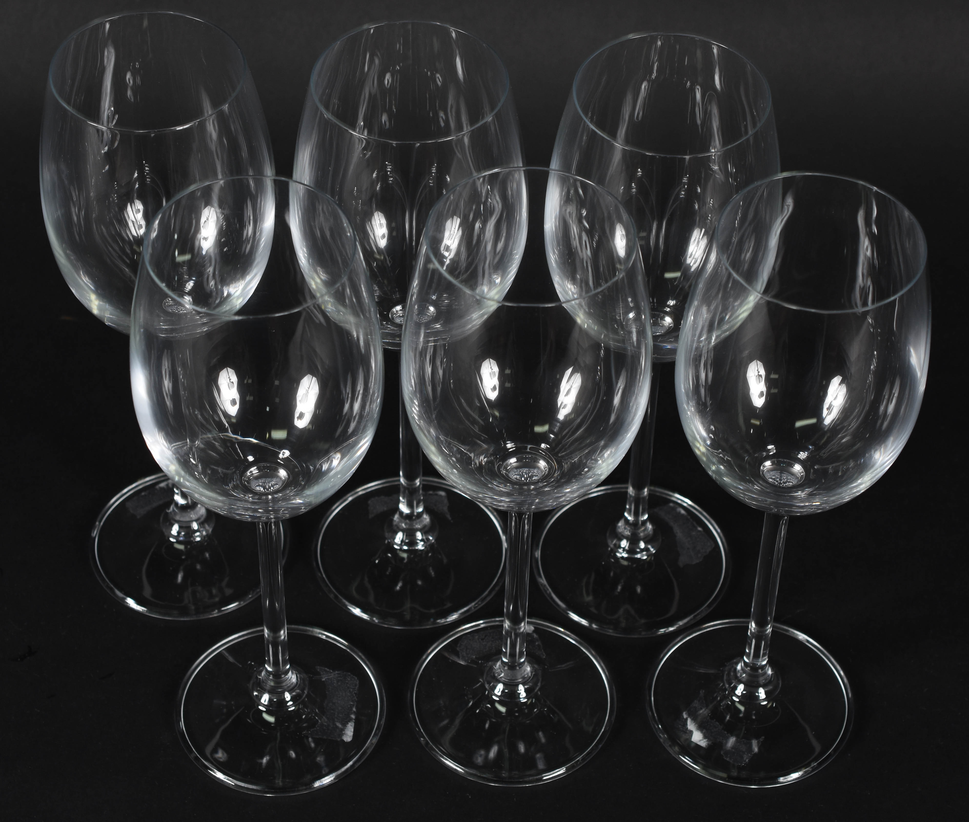 Seis taças de vinho branco de cristal da Bohemia 350 ml - foto 2 de 2