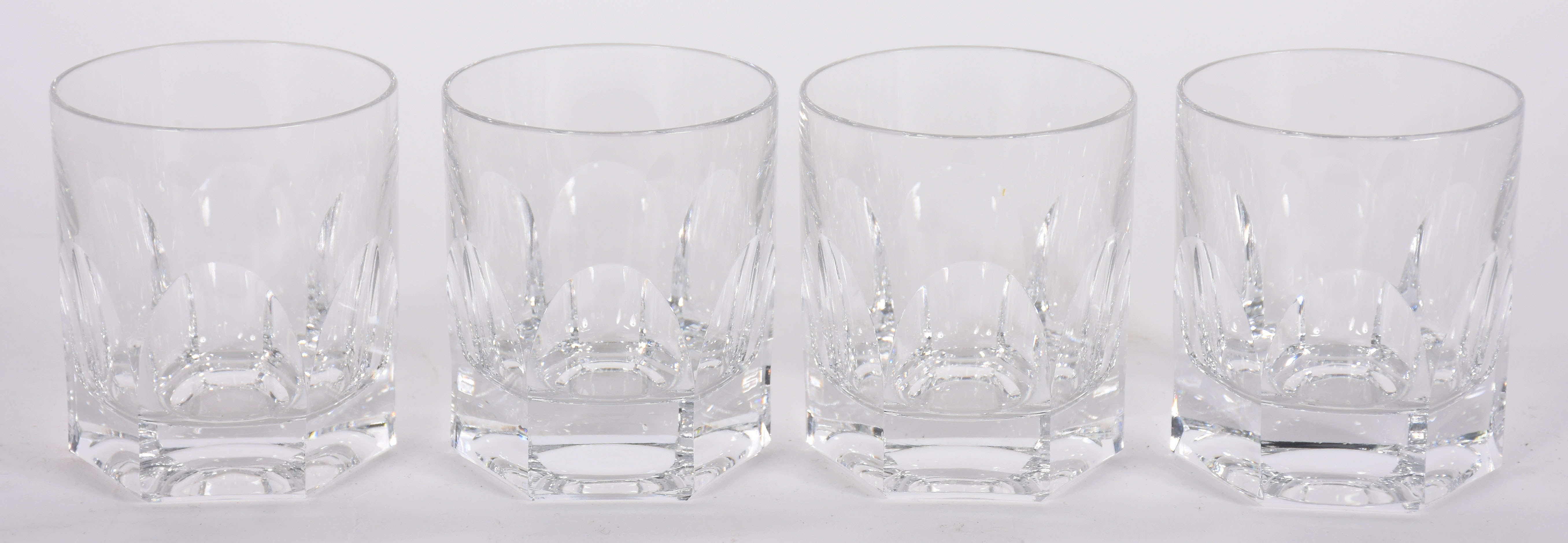 Quatro copos para whisky de cristal facetado - foto 1 de 2