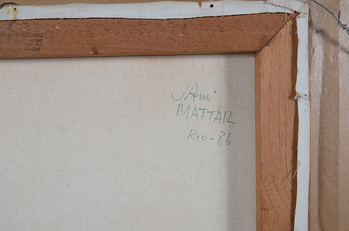 SAMI MATTAR - Figuras - ost - 55 x 46 - 1986 - foto 4 de 4