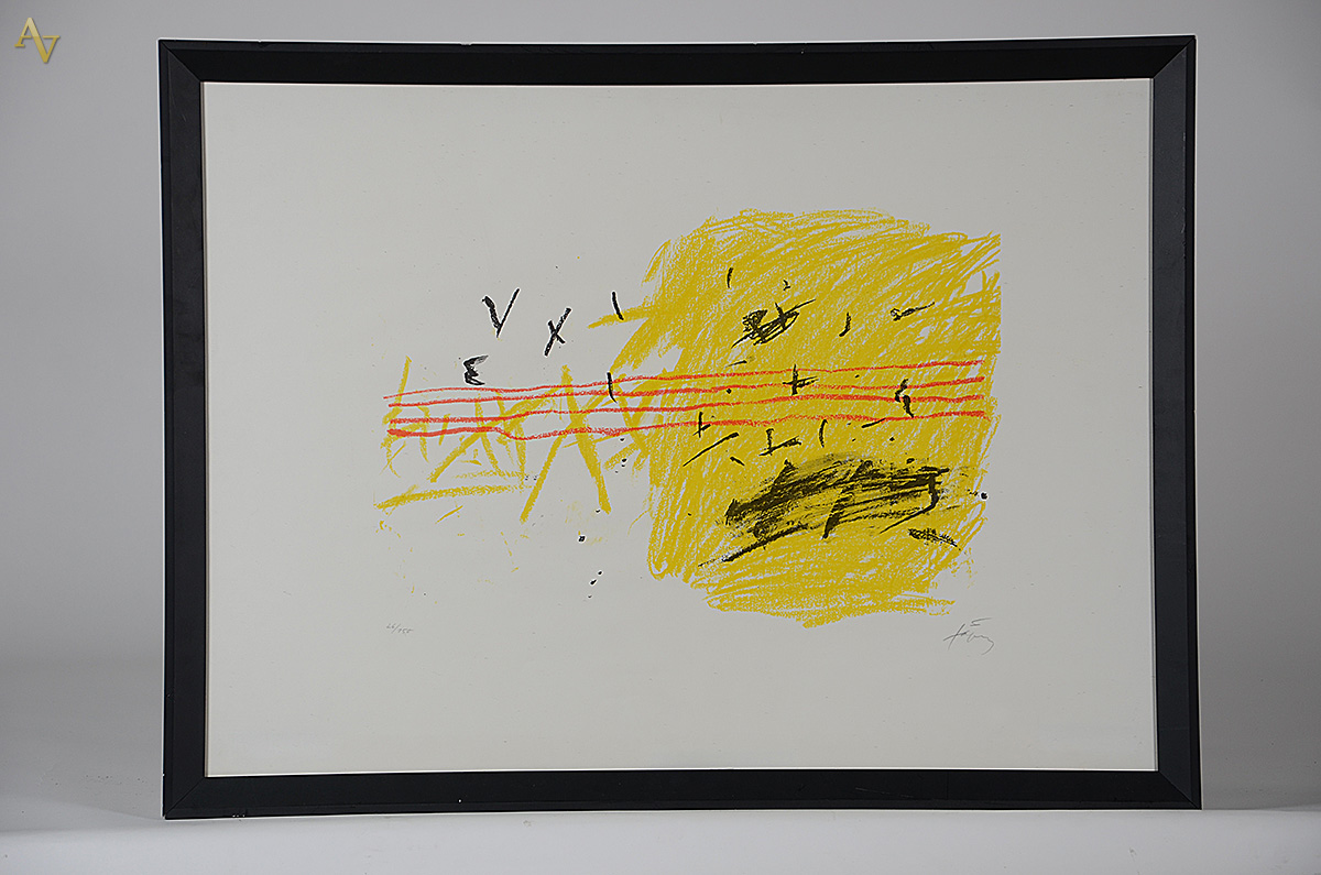 ANTONI TAPIES - Abstrato - serigrafia 26/150 - 40 x 56 - foto 1 de 4