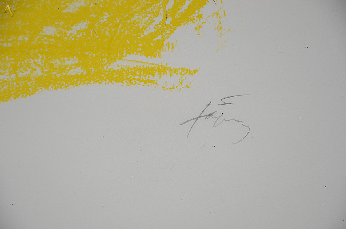 ANTONI TAPIES - Abstrato - serigrafia 26/150 - 40 x 56 - foto 3 de 4