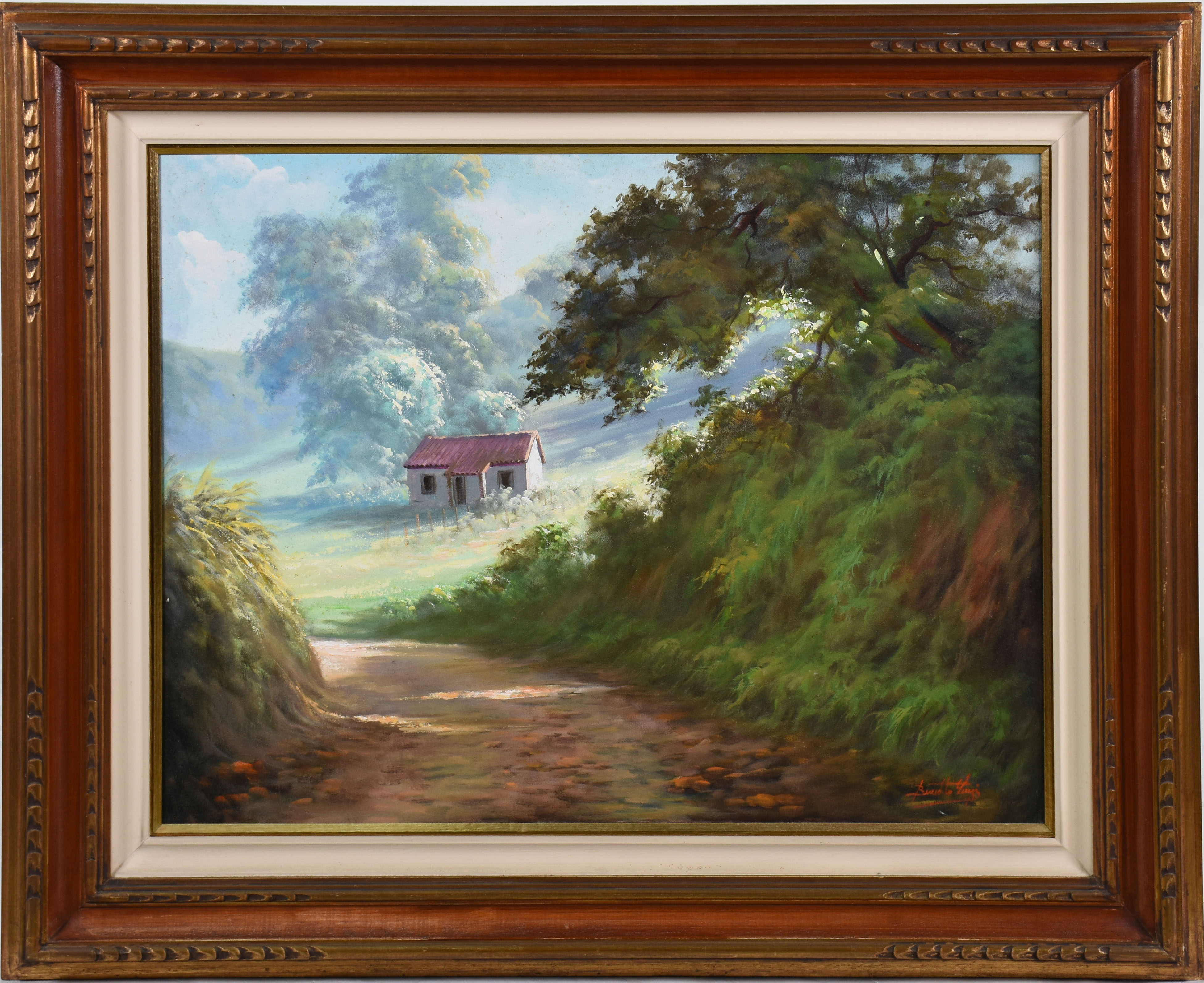 Benedito Luizi (1933-2010), Paisagem com casa - foto 1 de 3