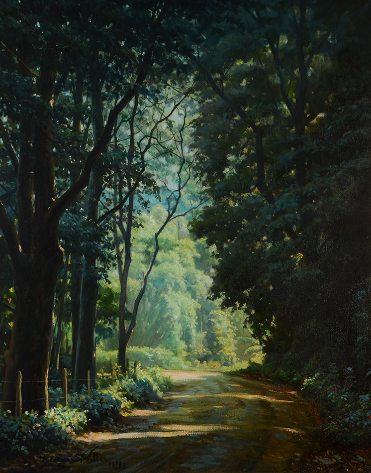 EDGAR WALTER - Paisagem de Itaipava - ost - 65 x 81 - 1978 - foto 2 de 4