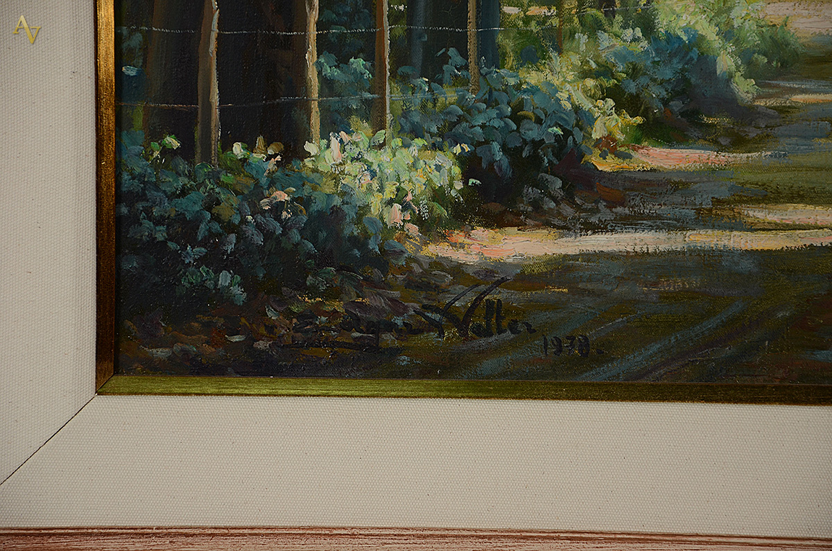 EDGAR WALTER - Paisagem de Itaipava - ost - 65 x 81 - 1978 - foto 3 de 4