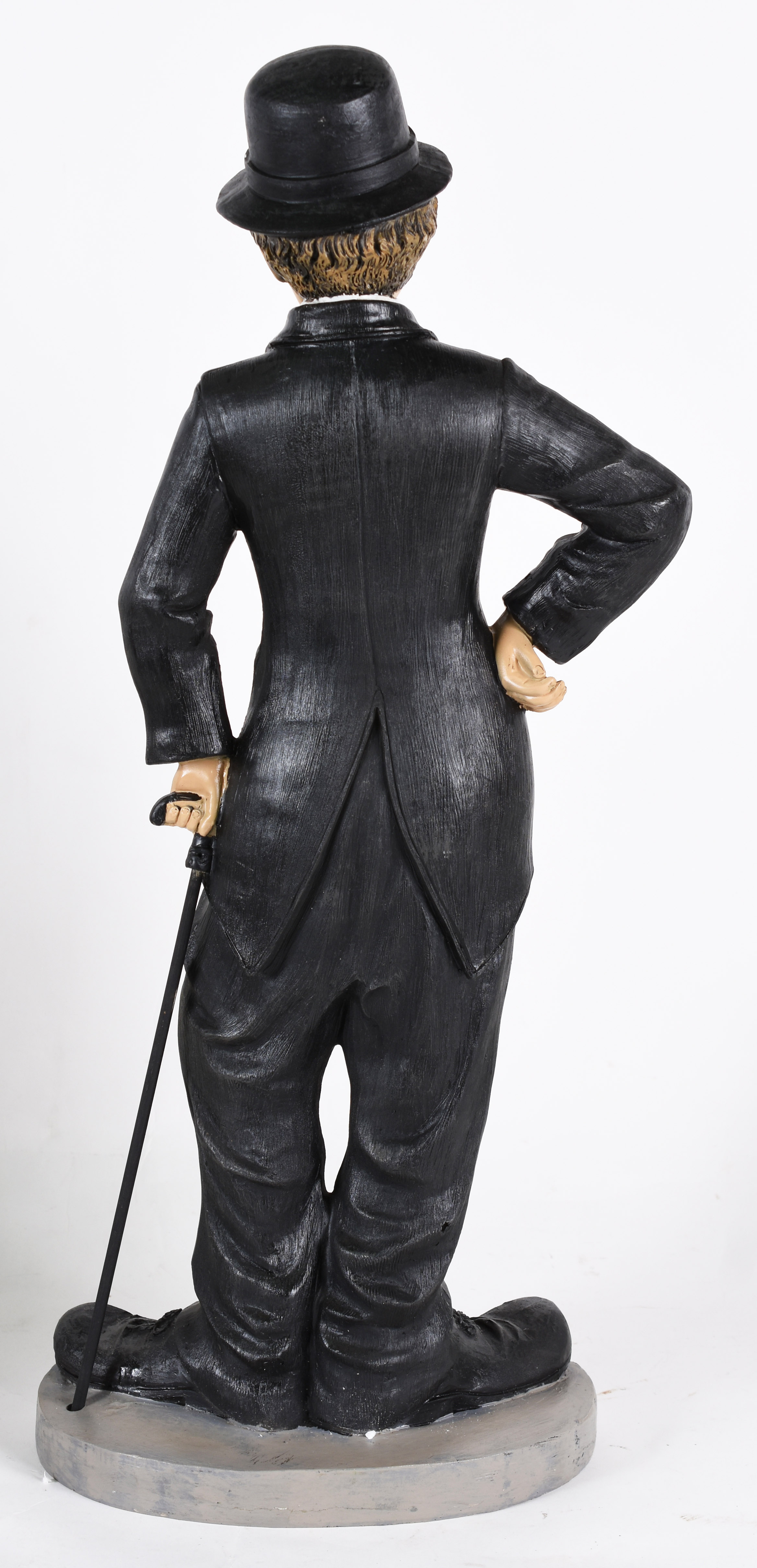 Estatueta de resina representando Charles Chaplin " Carlitos " . 57 cm - foto 3 de 3
