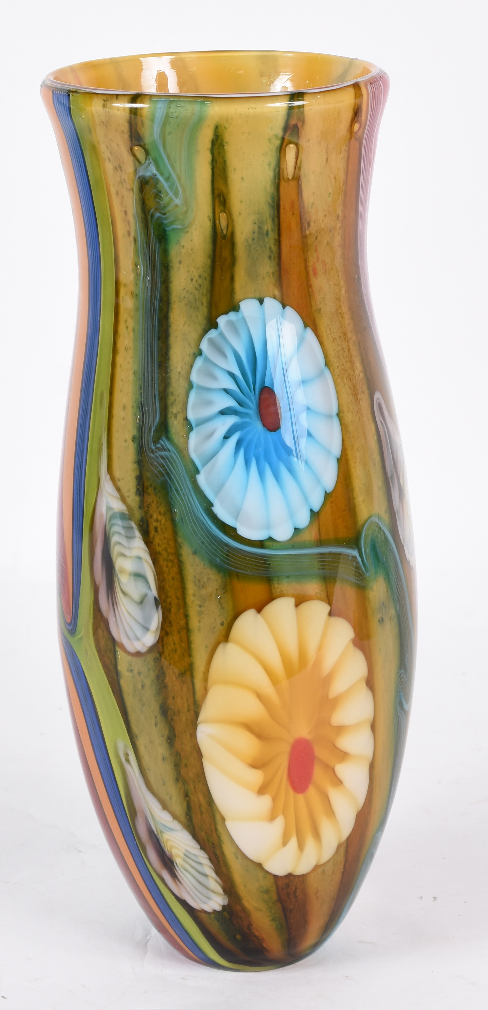 Vaso de Murano com flores 39 cm. - foto 1 de 3