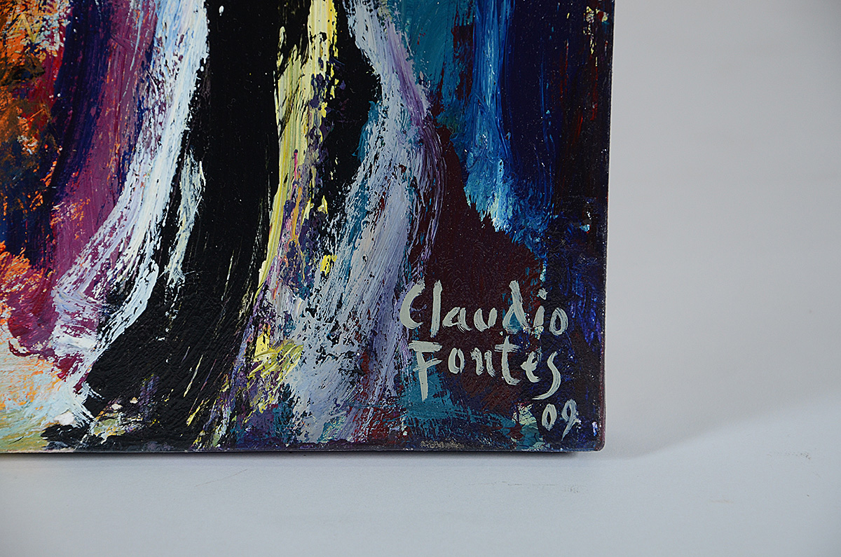 CLAUDIO FONTES - Duas mulheres - ast - 70 x 100 - 2009 - foto 3 de 4