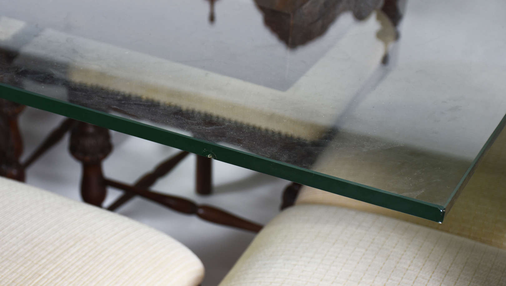Mesa de jantar de madeira nobre, estilo colonial brasileiro, tampo de... - foto 5 de 5
