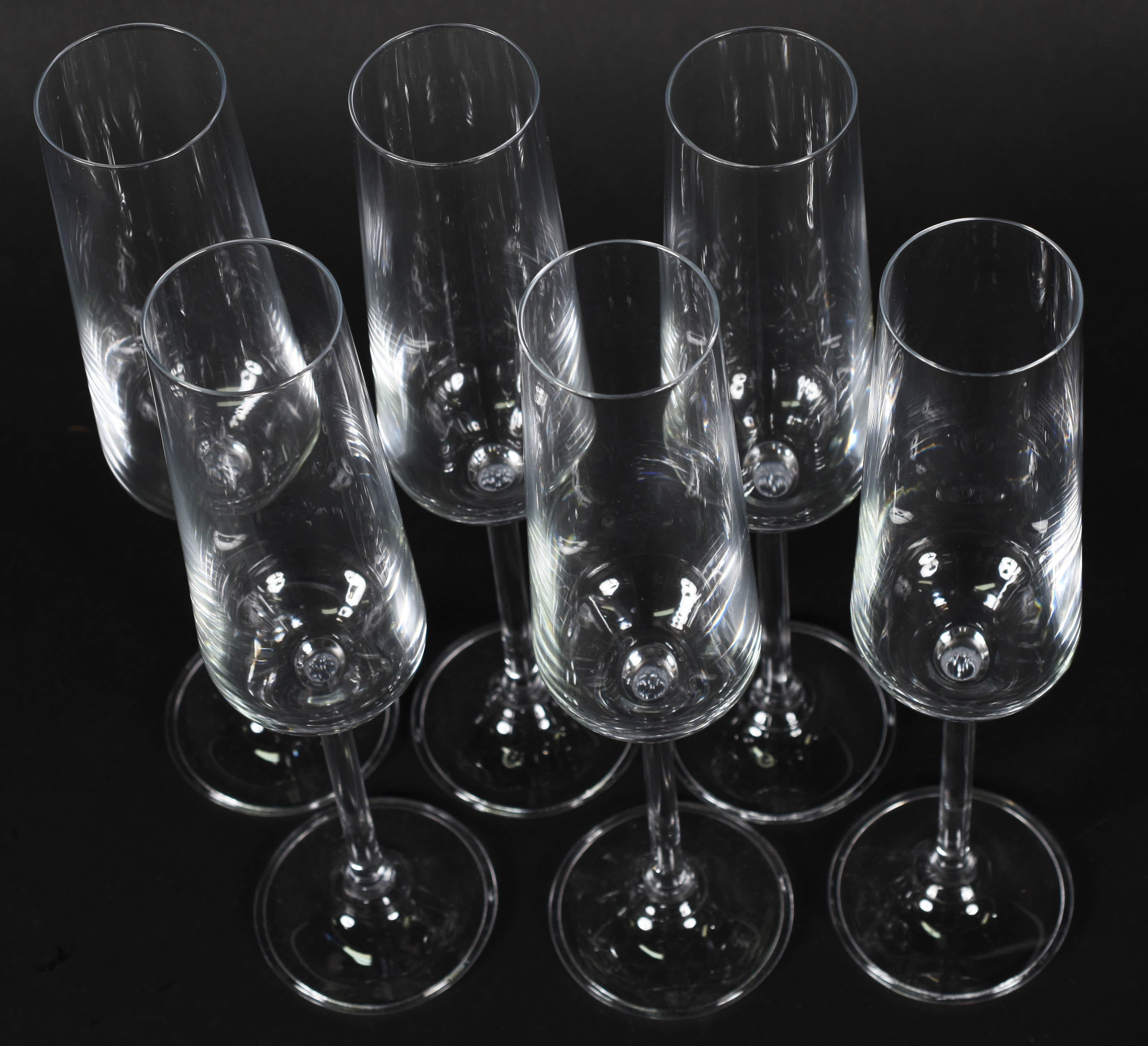 Seis flutes de cristal da Bohemia 235 ml - foto 2 de 2