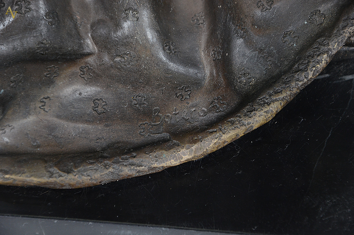 BOTERO - Escultura de bronze com base de mármore representando Luiz... - foto 4 de 4