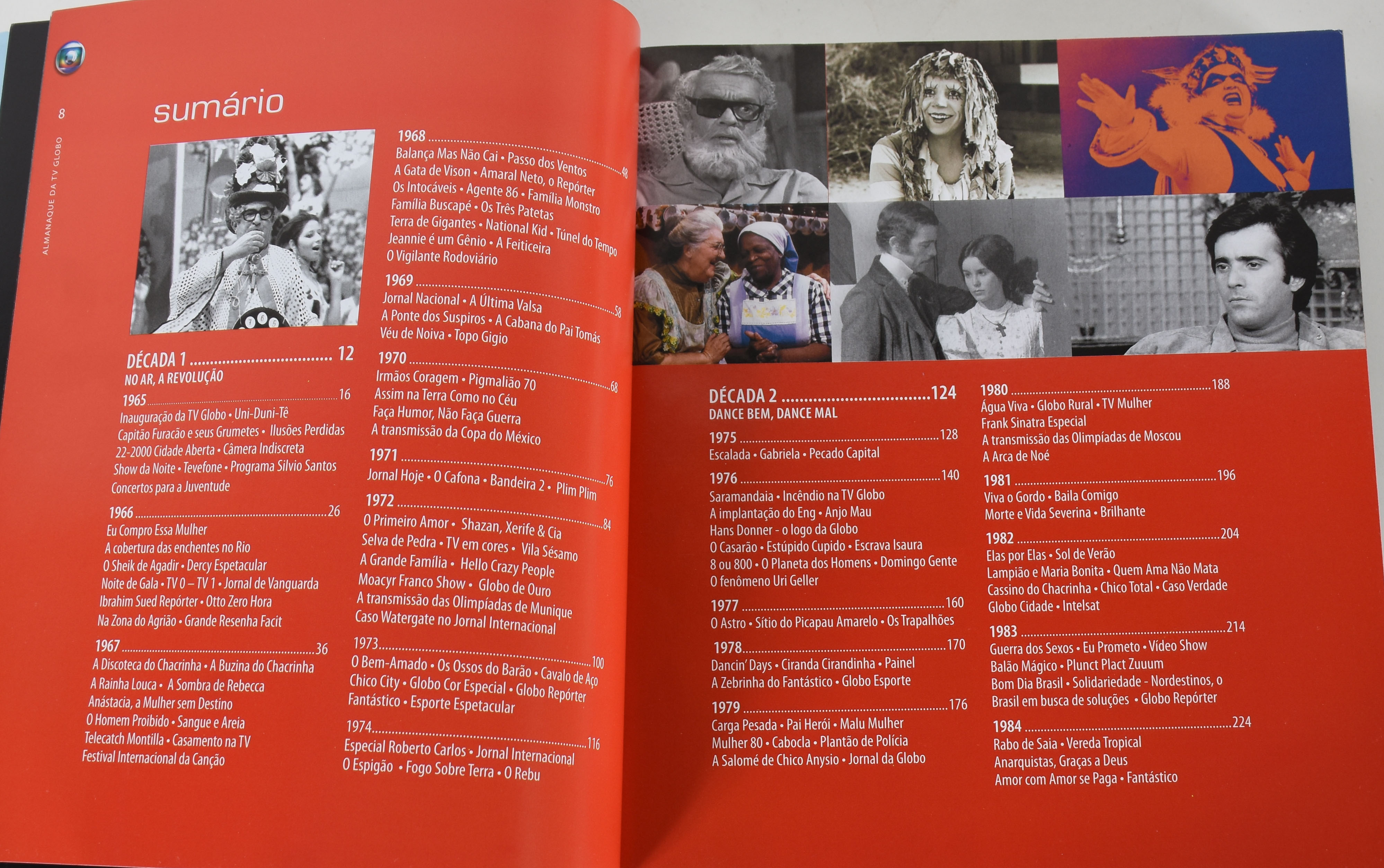 Dois livros - Almanaque da TV Globo - Marcel Souto Maior - pesquisa... - foto 7 de 10