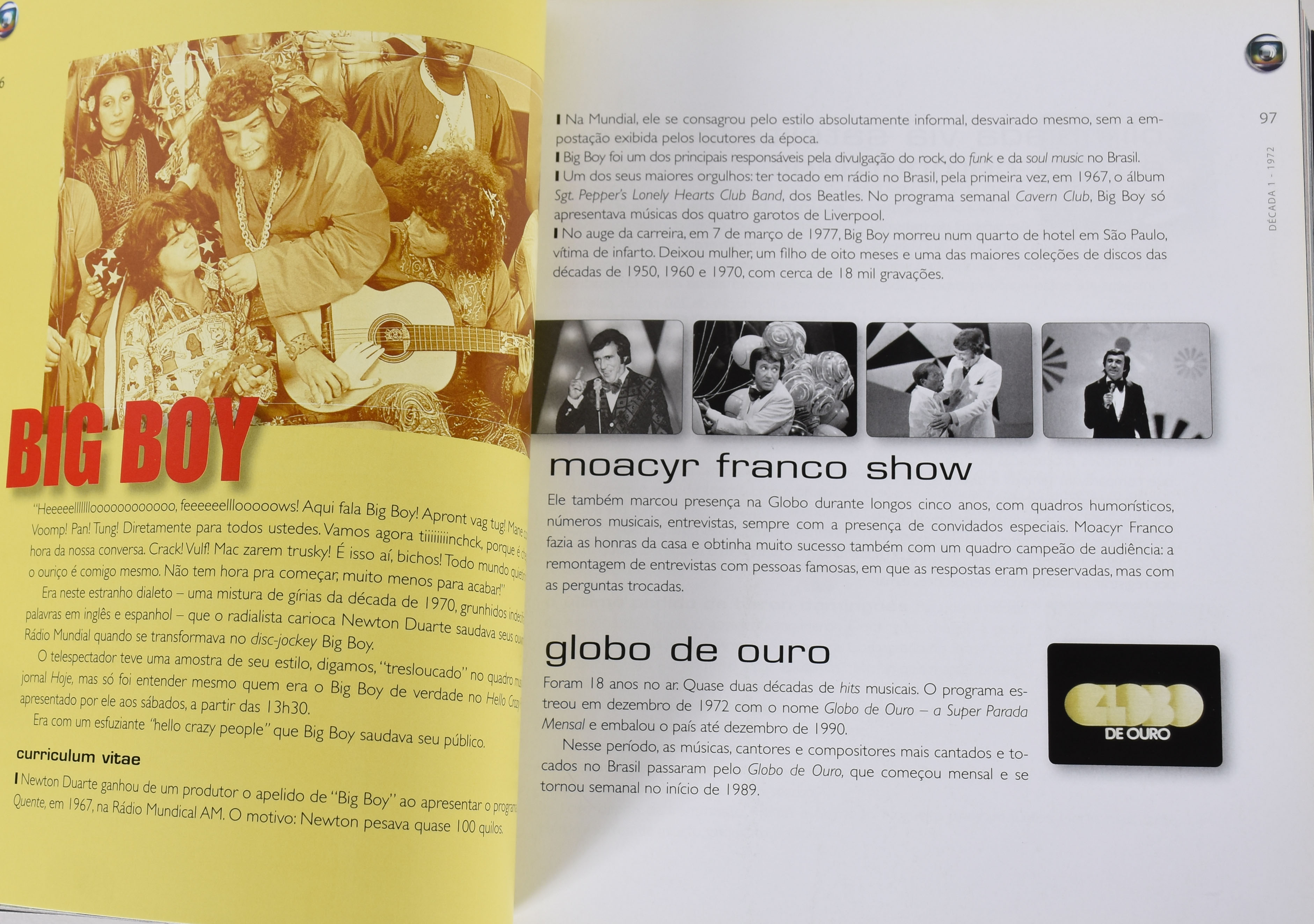 Dois livros - Almanaque da TV Globo - Marcel Souto Maior - pesquisa... - foto 9 de 10