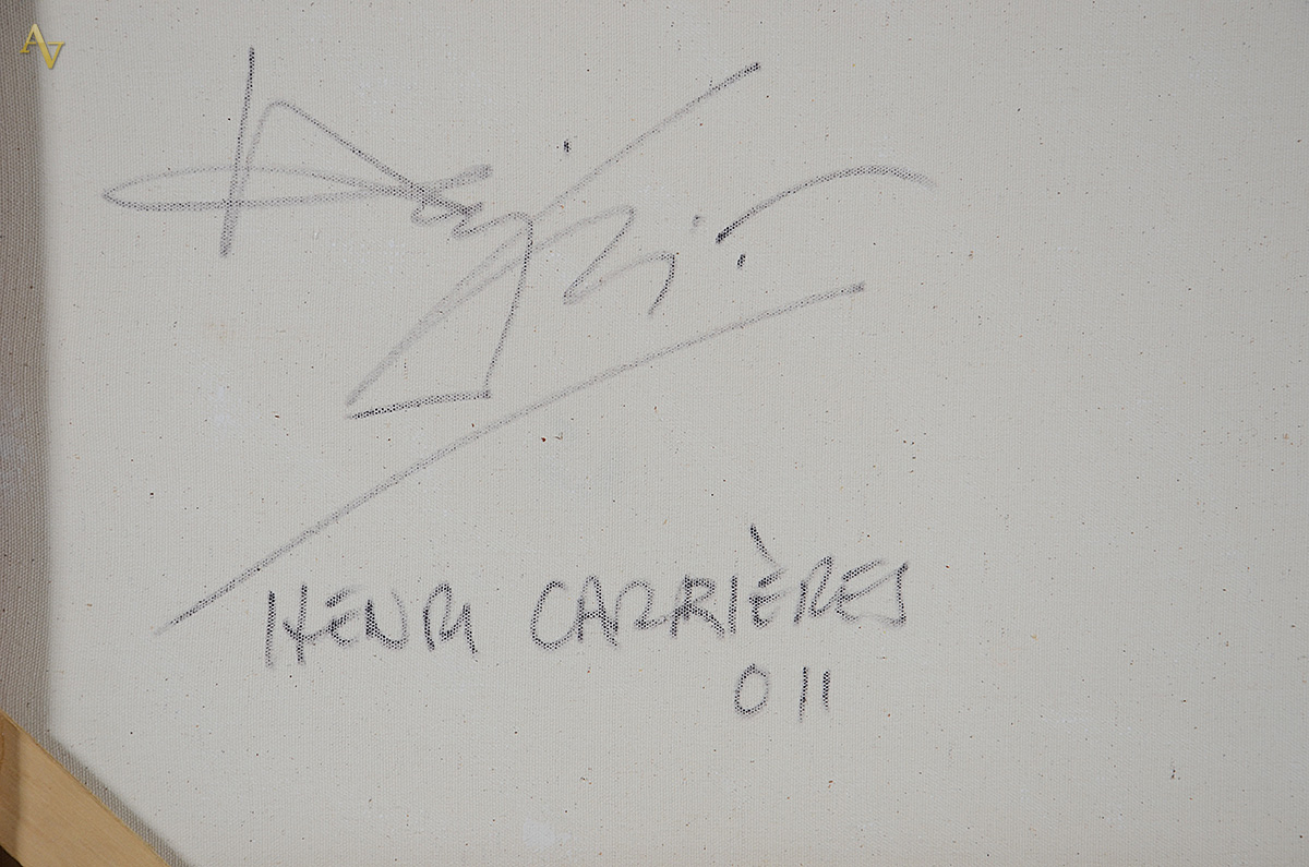 HENRI CARRIERES - Natureza morta - ost - 50 x 60 - foto 4 de 4