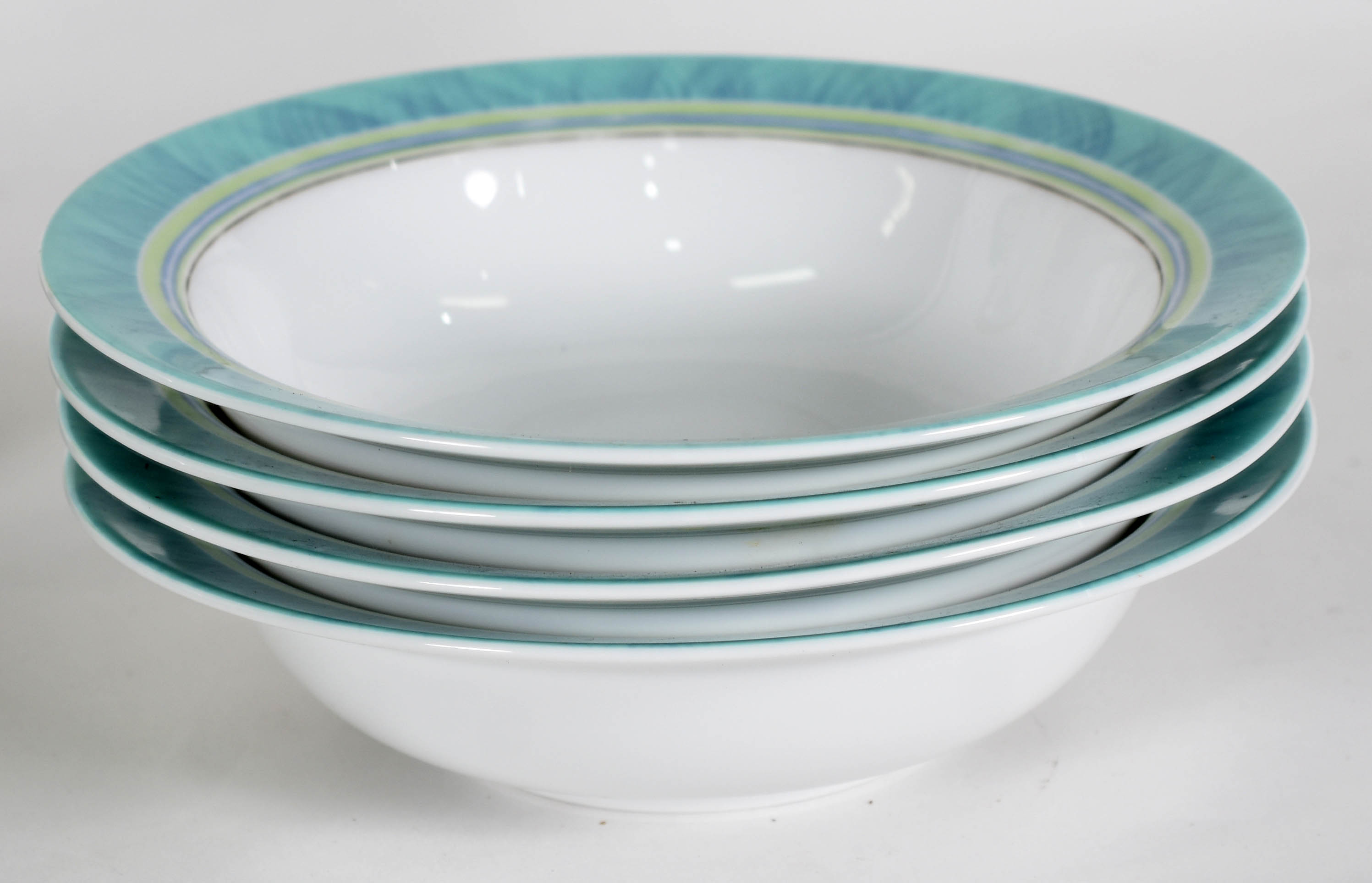 Aparelho de jantar Tailandês , composto de , 8 pratos rasos, 8... - foto 2 de 4