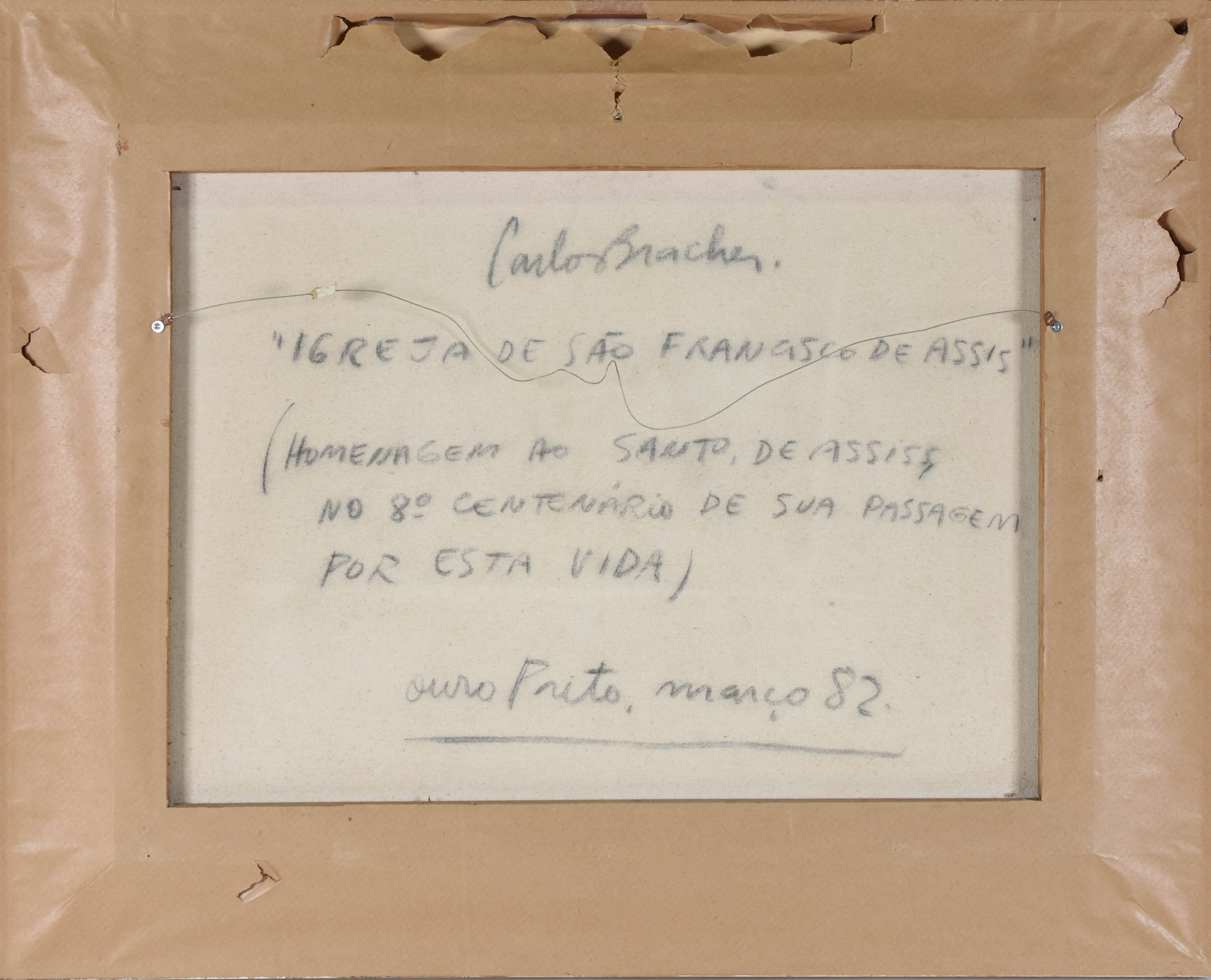Carlos Bracher (1940), Igreja de São Francisco de Assis - foto 2 de 3