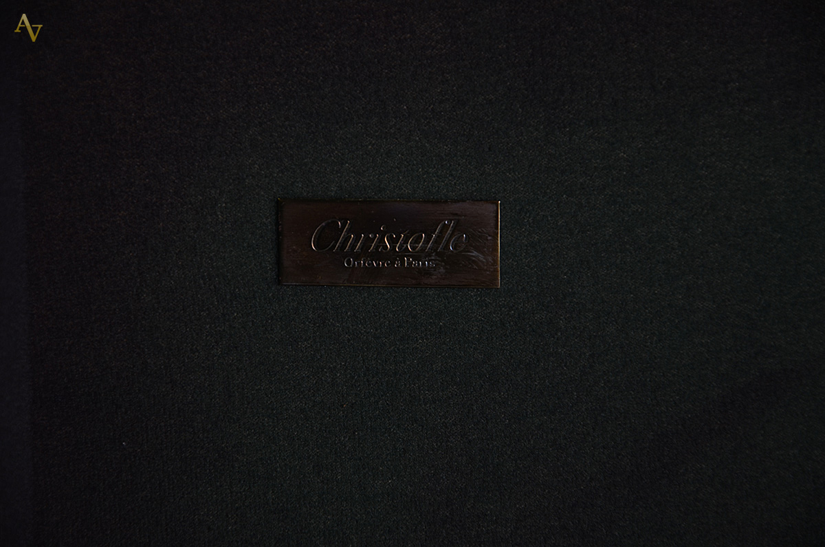 CHRISTOFLE - Faqueiro de metal espessurado a prata, modelo CLUNY... - foto 3 de 3