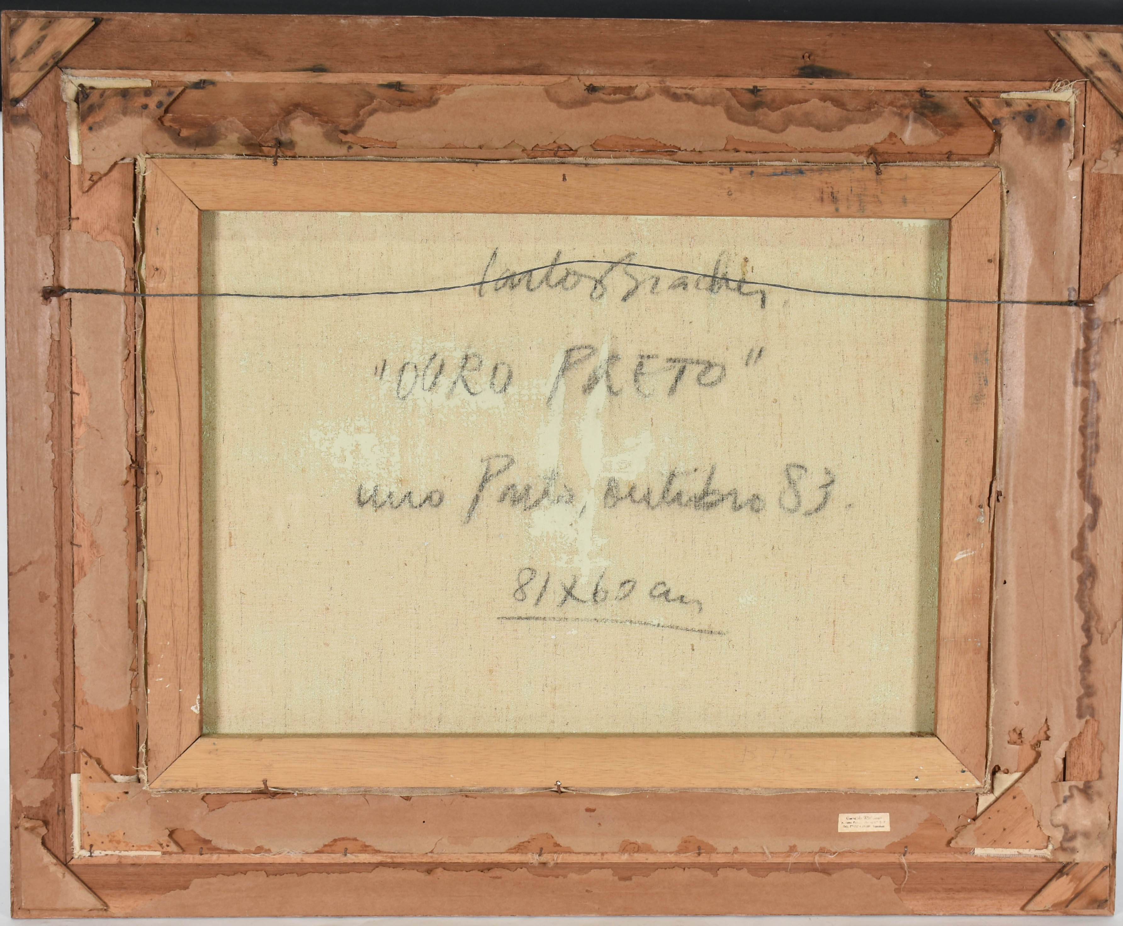 Carlos Bracher (1940), Ouro Preto - foto 3 de 3