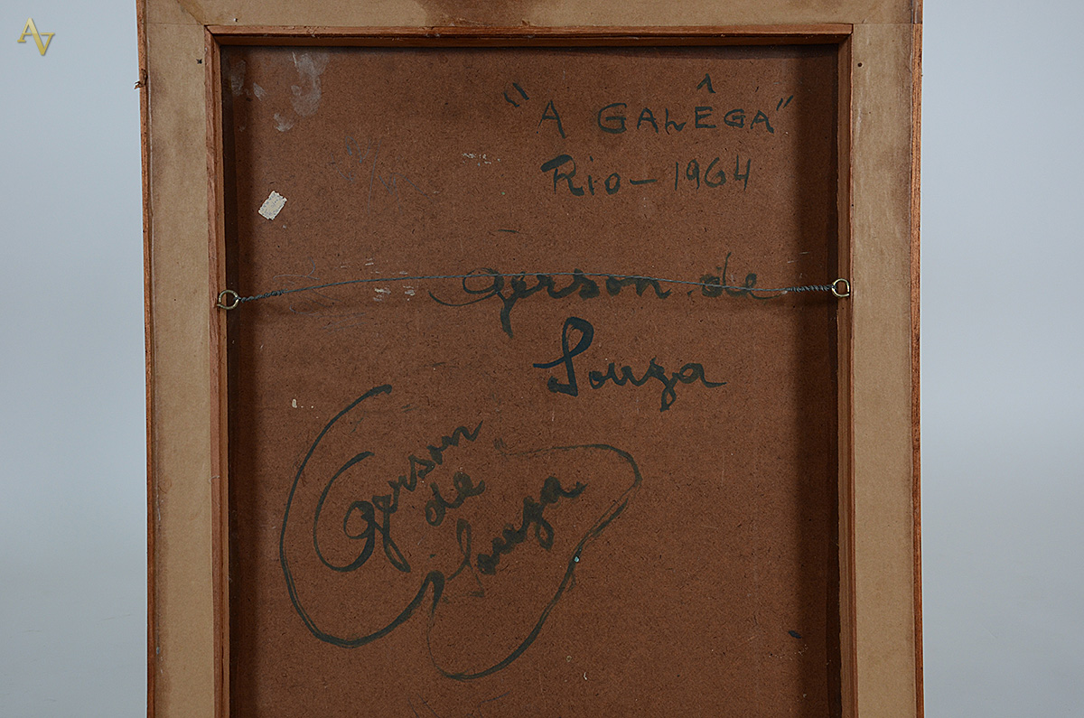 GERSON DE SOUZA - A Galêga - ose - 55 x 46 - Rio 1964 - foto 4 de 4