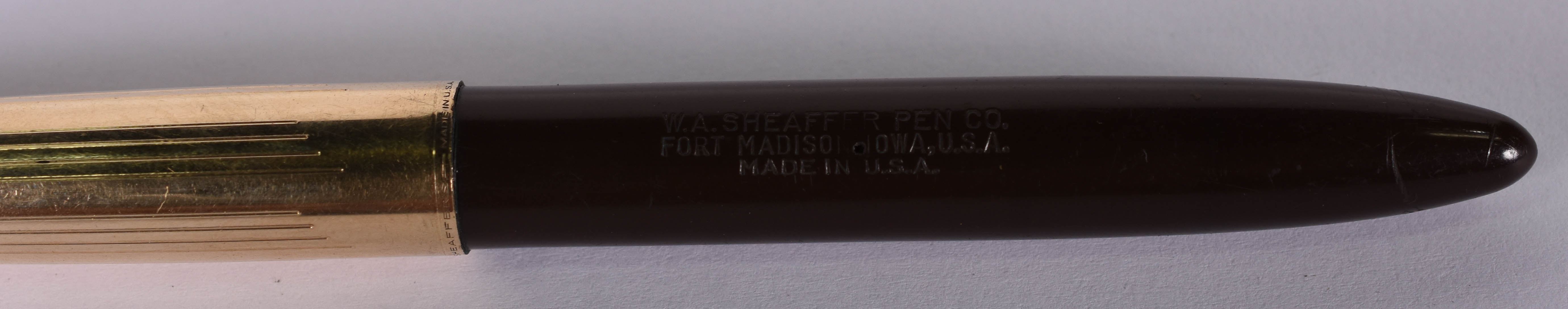Sete canetas variadas , Parker e Sheaffer , 5 com nomes gravados e 3... - foto 6 de 8