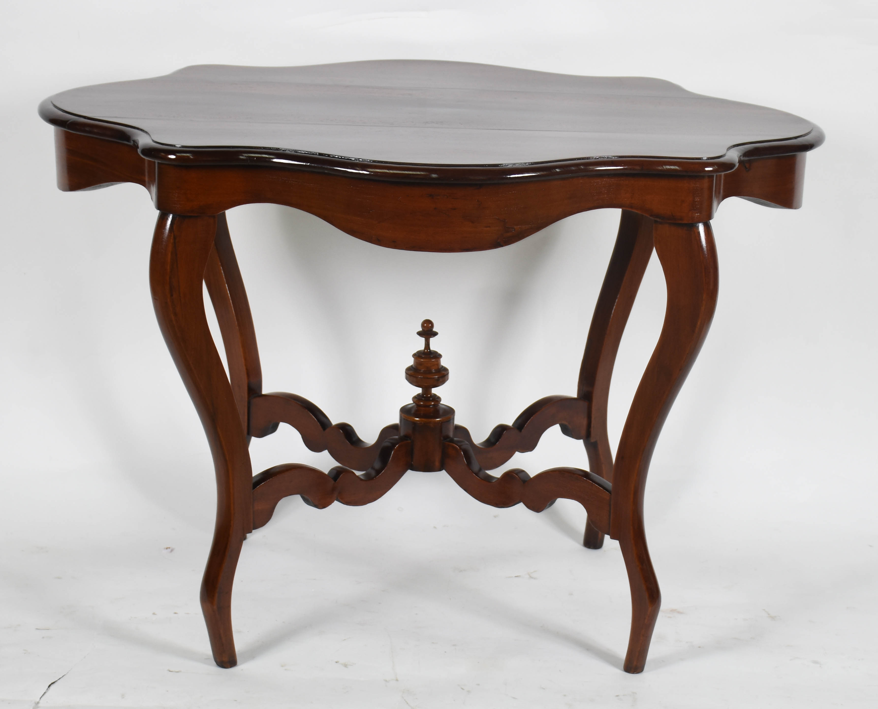 Mesa de apresentação em jacarandá estilo Luís Felipe . - foto 1 de 3