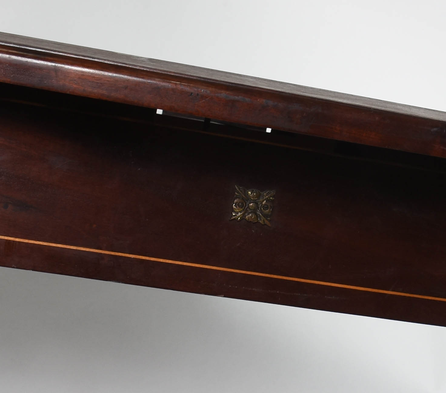 Console de madeira nobre com abas ( medidas com abas 117 cm de... - foto 5 de 5