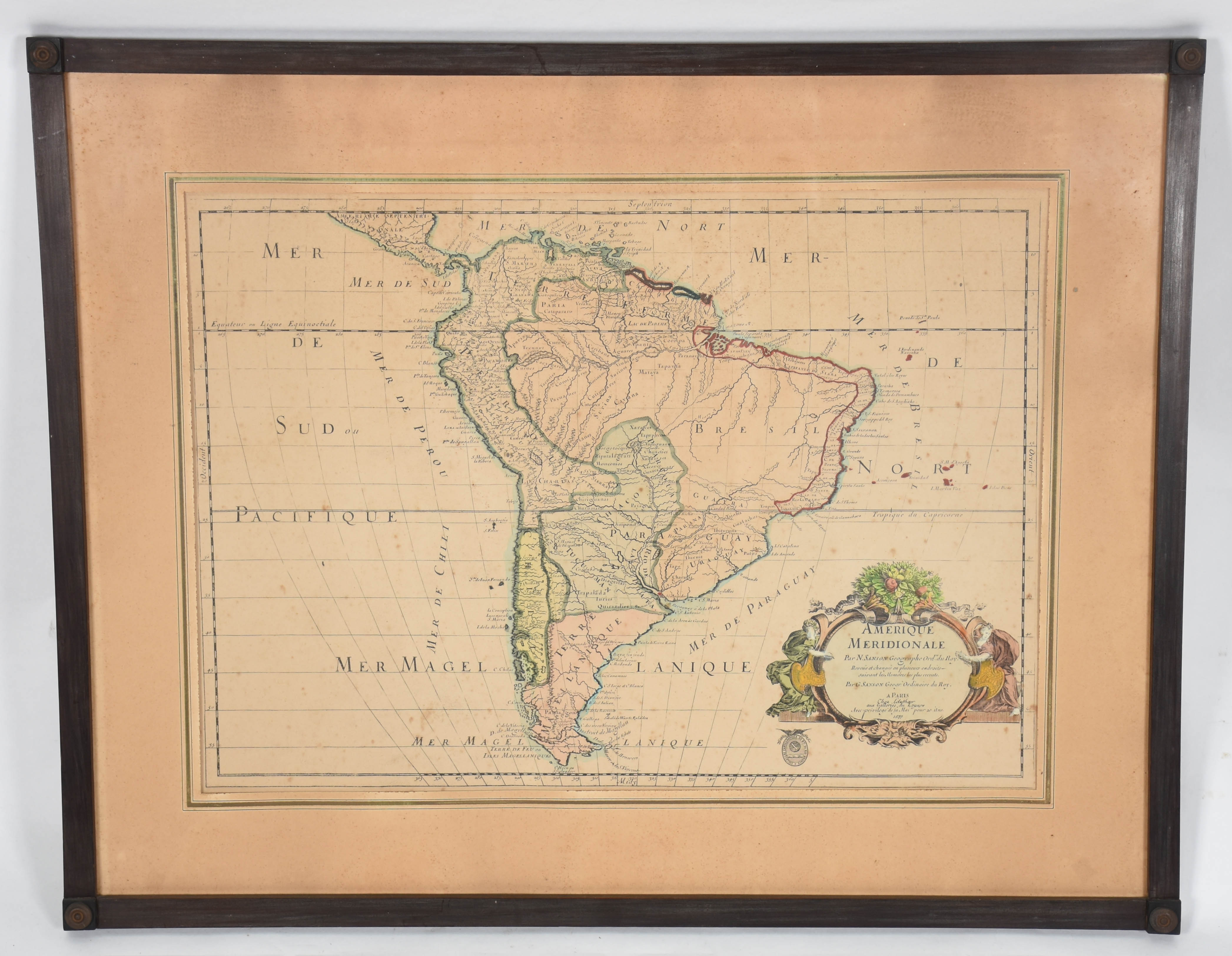 Mapa antigo. - foto 1 de 3