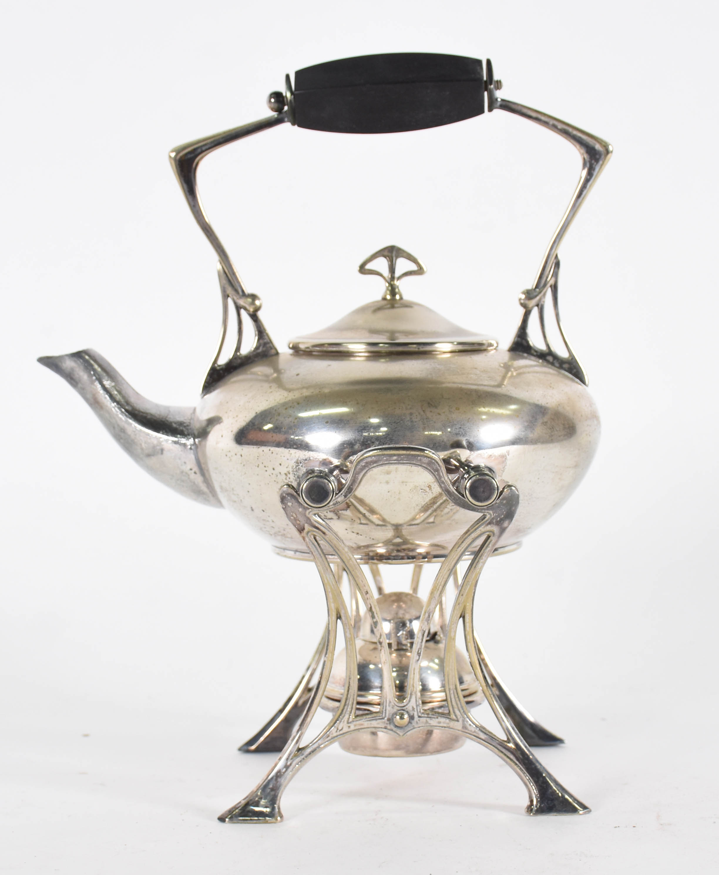 Samovar Art Noveau de metal prateado " alpaca" . - foto 1 de 4
