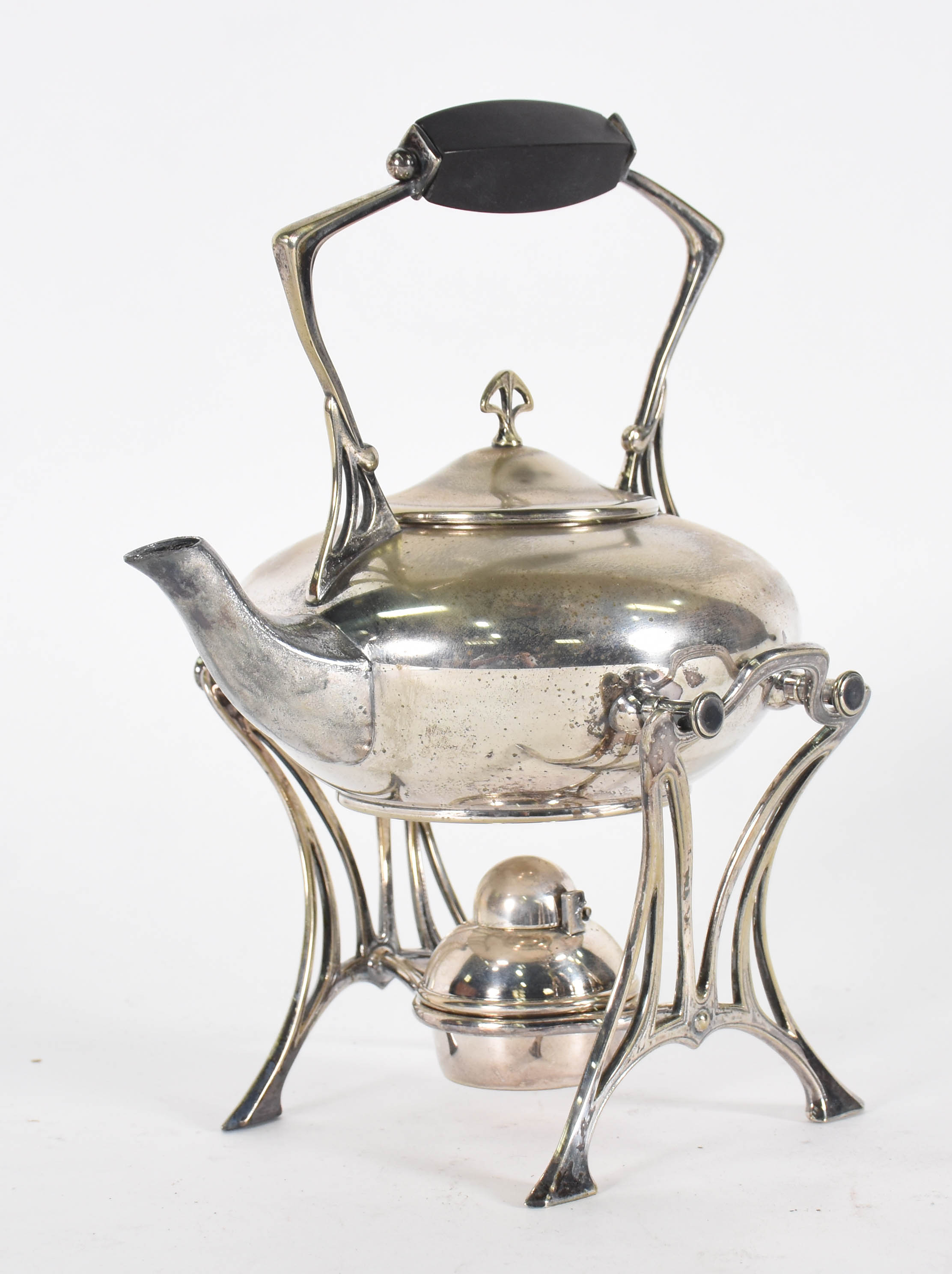Samovar Art Noveau de metal prateado " alpaca" . - foto 2 de 4