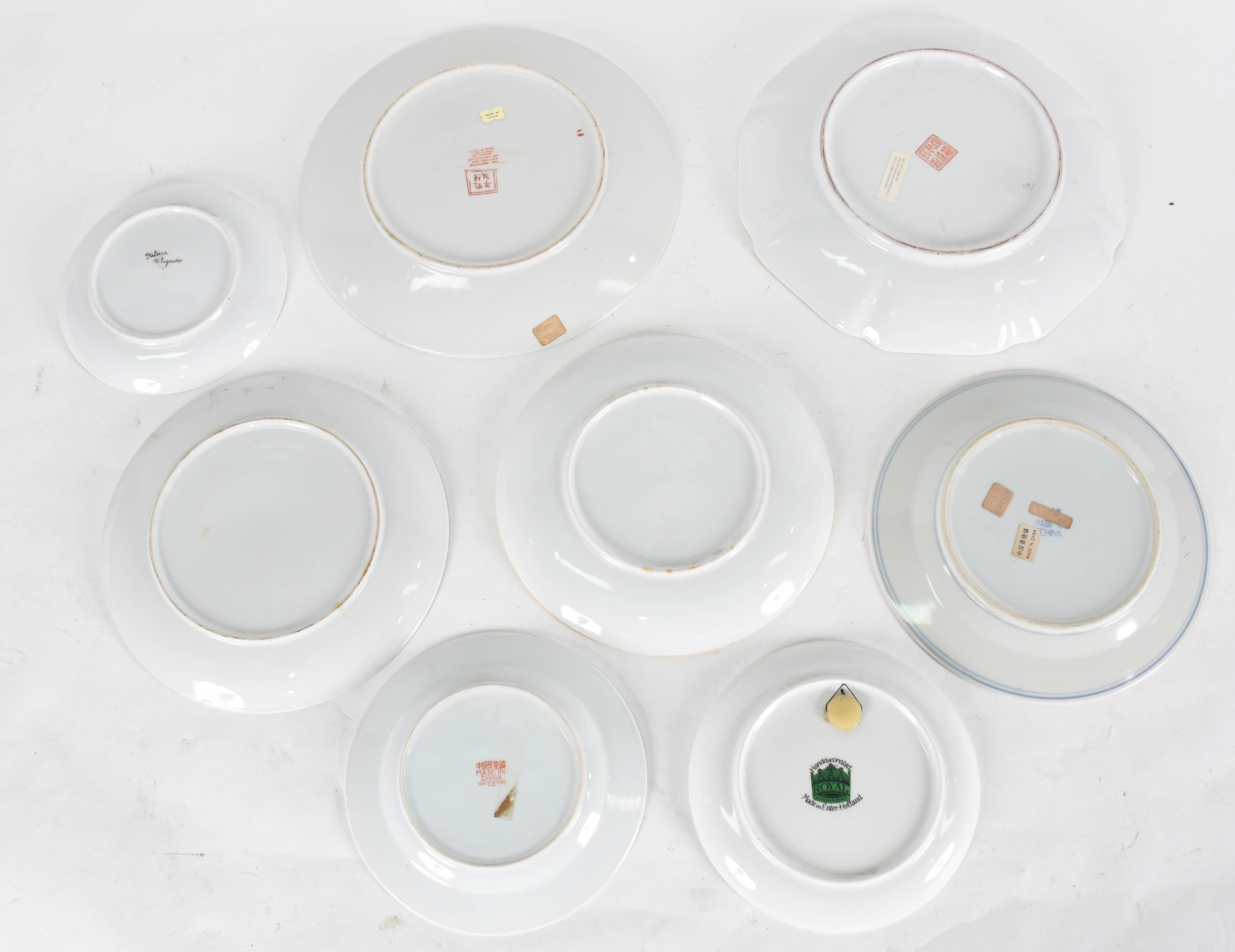 Oito pratos de porcelana Chinesa . - foto 2 de 2