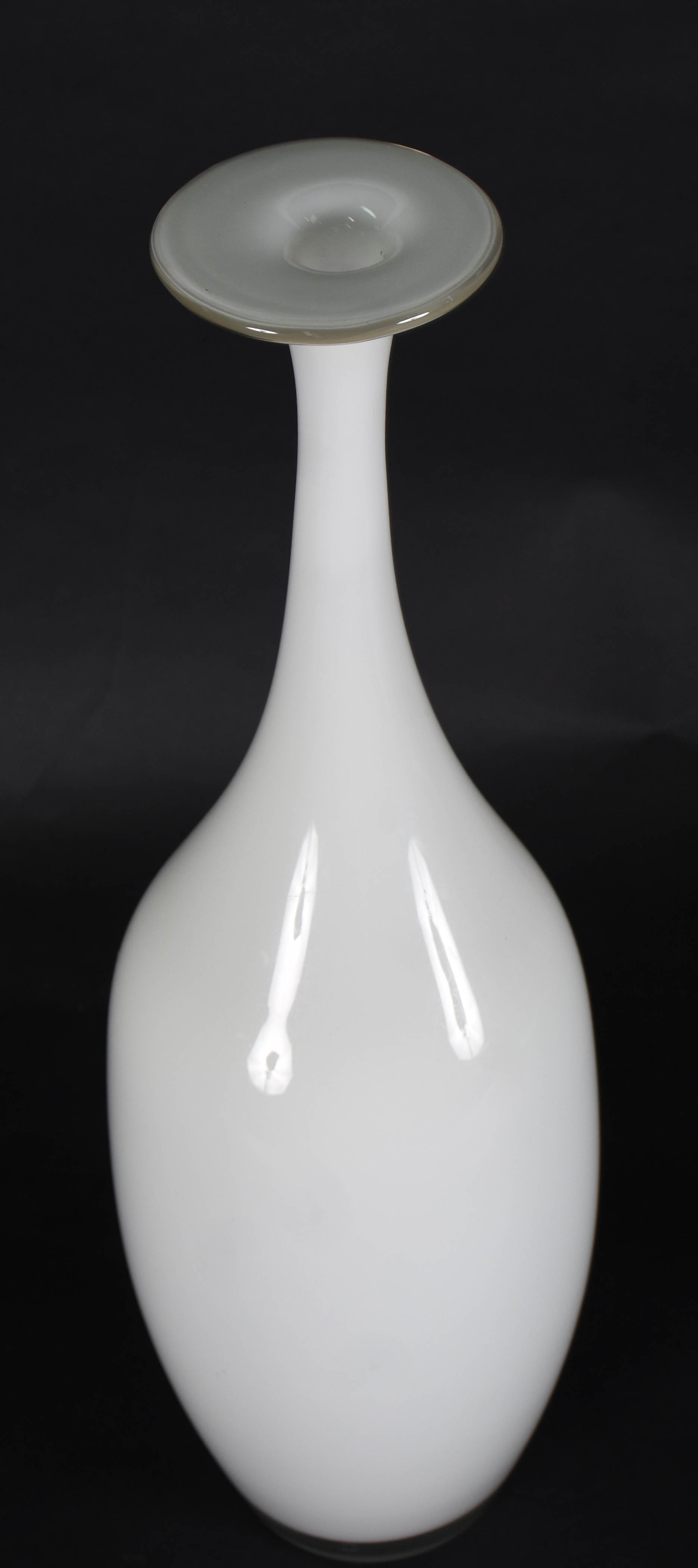 Vaso / garrafa de Murano branca. - foto 2 de 2