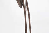 FRANZ MÜLLER - MUNSTER ( 1837/1936), D. Quixote - Escultura  de metal, representando D. Quixote.  Assinada ( medida total com a base 1, 50 cm.)