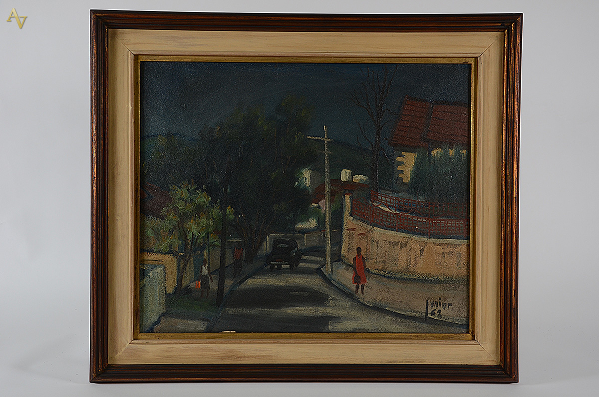 JB DE PAULA FONSECA JR - Paisagem - osr - 60 x 73 - Datado 1962 - foto 1 de 4