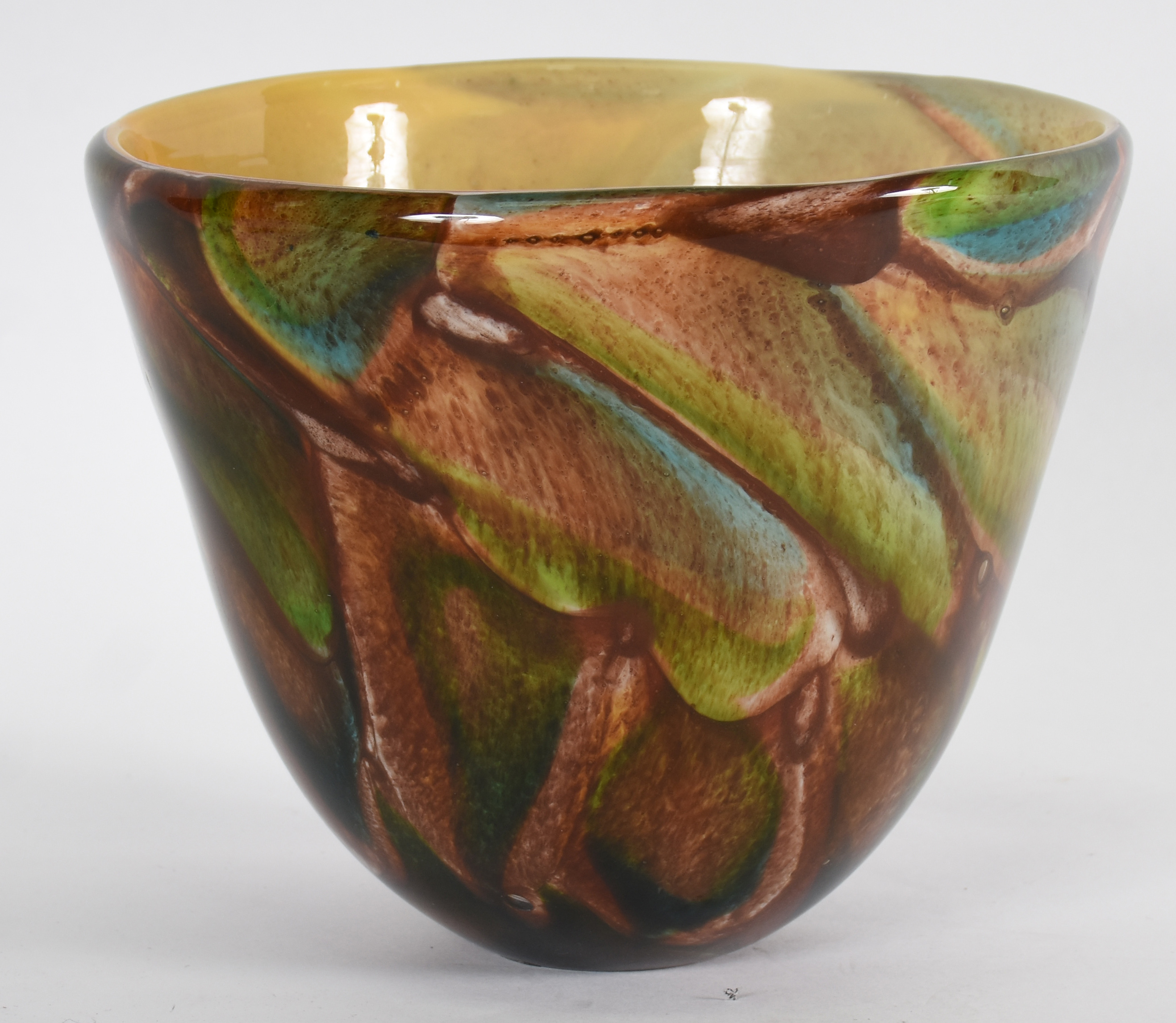 Cachepot de Murano em cores mescladas. - foto 1 de 4