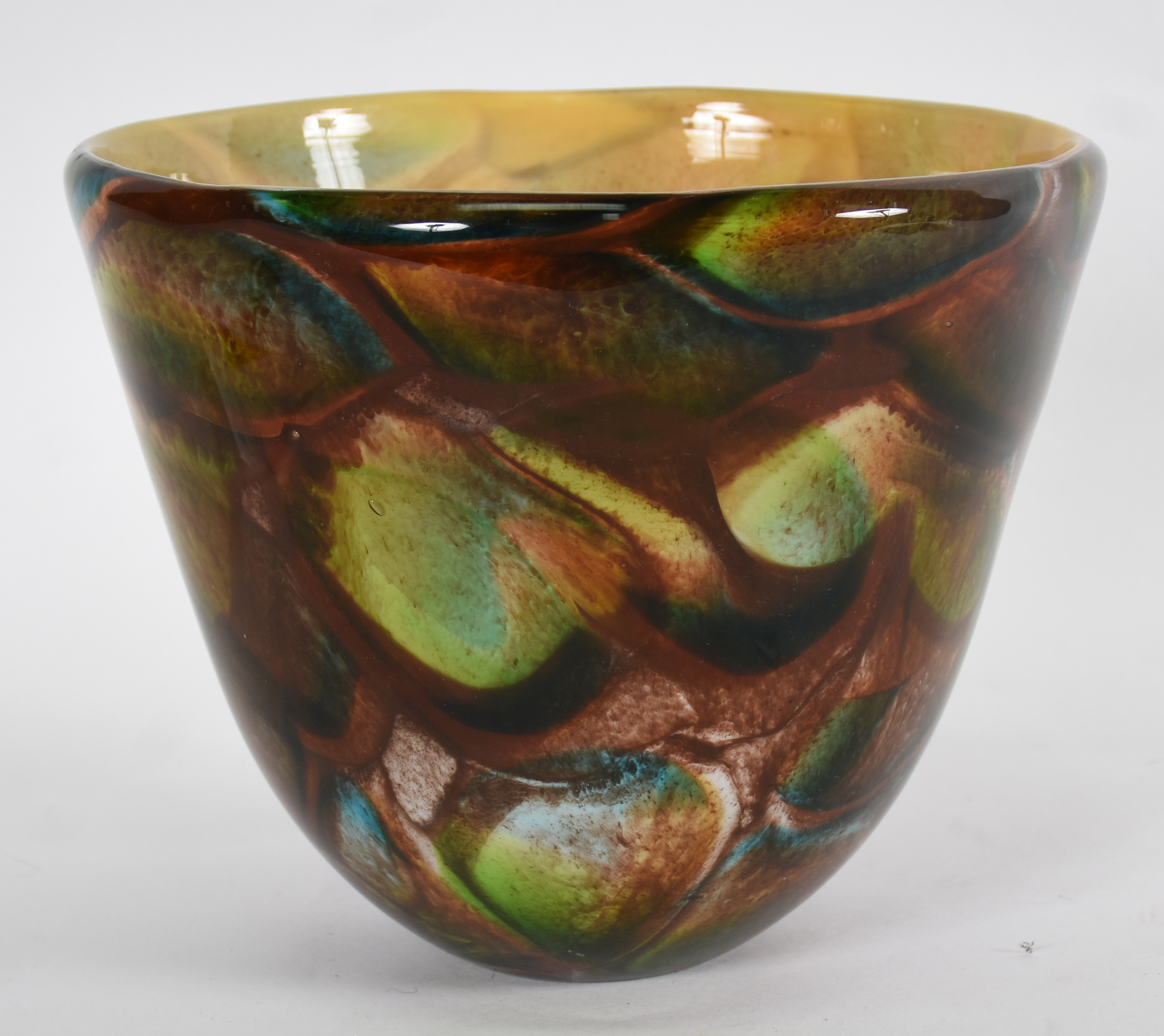 Cachepot de Murano em cores mescladas. - foto 3 de 4