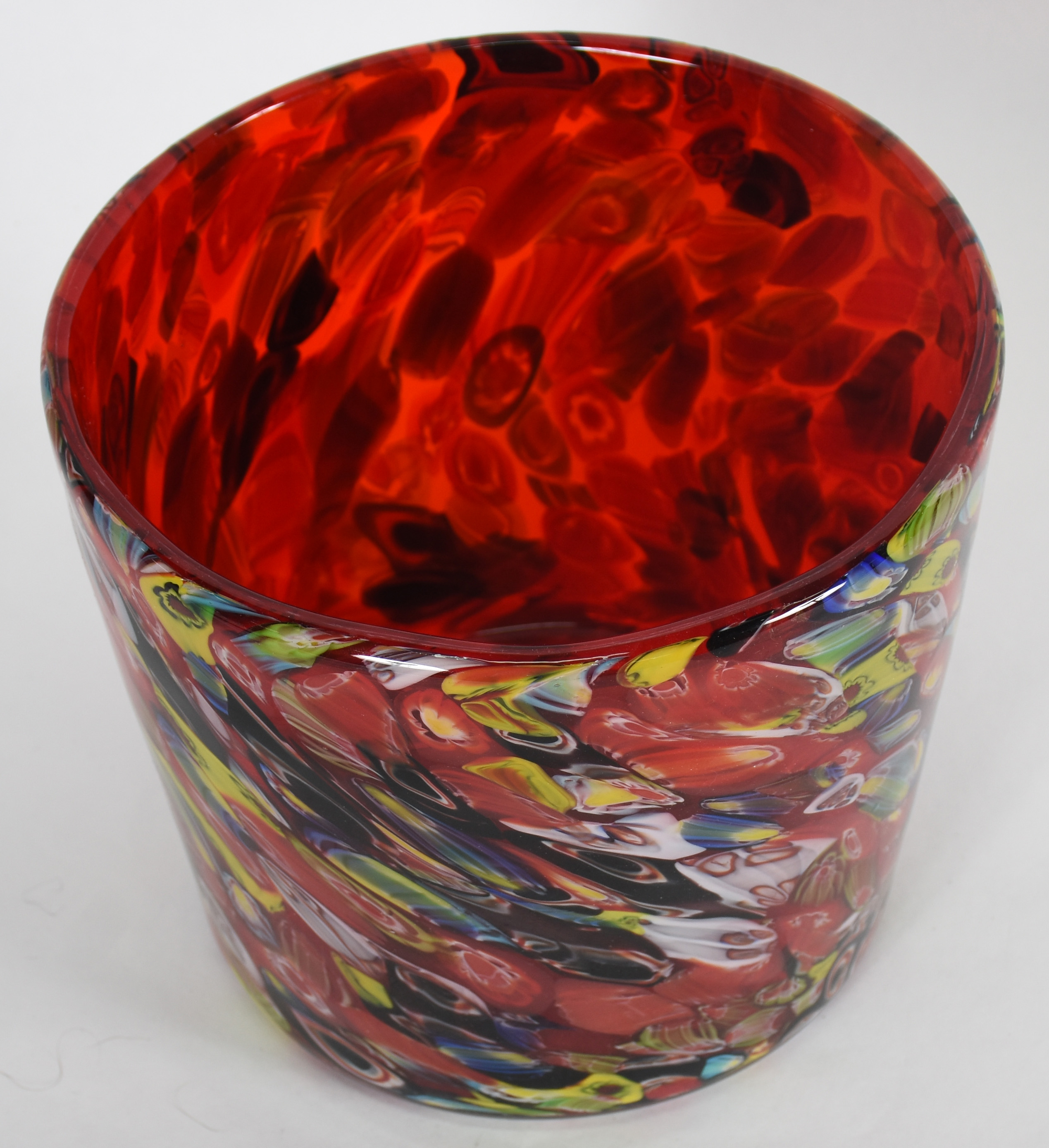 Cachepot de Murano "milifiori" em policromia. - foto 3 de 3