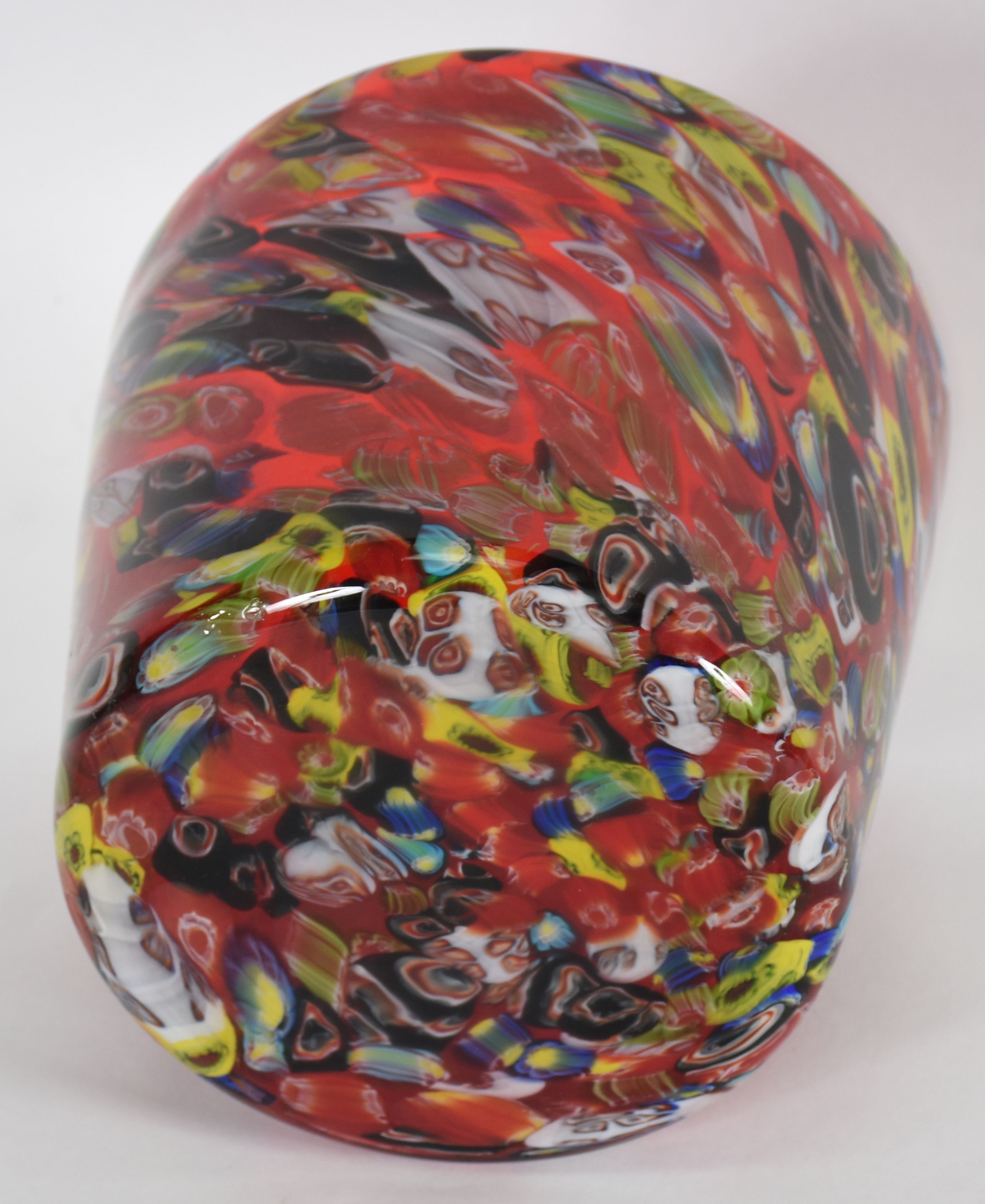 Cachepot de Murano "milifiori" em policromia. - foto 2 de 3