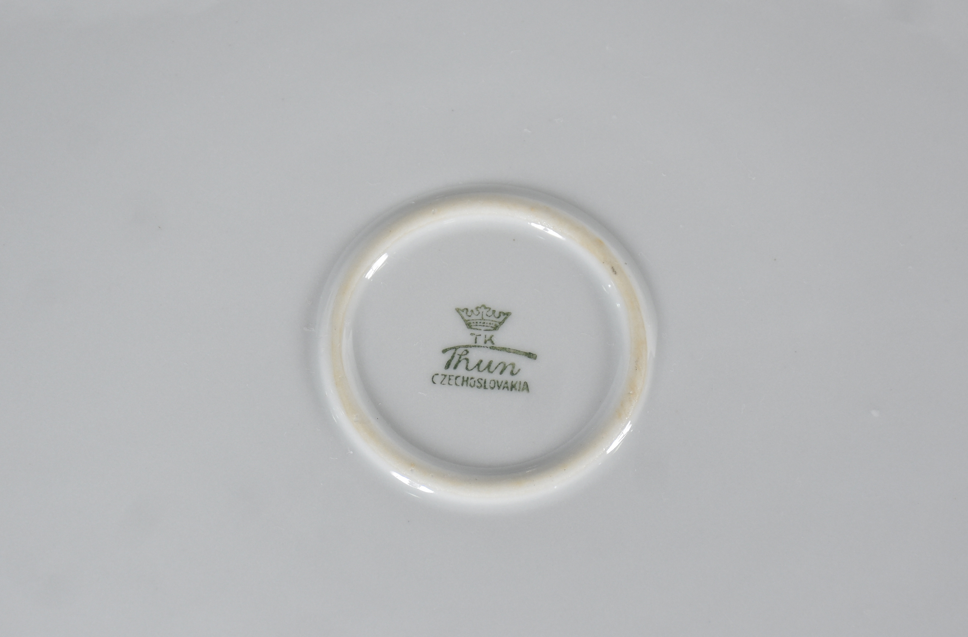 Aparelho de chá e bolo de porcelana tcheca TK Thun , composto de : 6... - foto 3 de 3