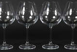 Seis taças de cristal da bohemia para vinho 650 ml - Seis taças de cristal da bohemia para vinho 650 ml