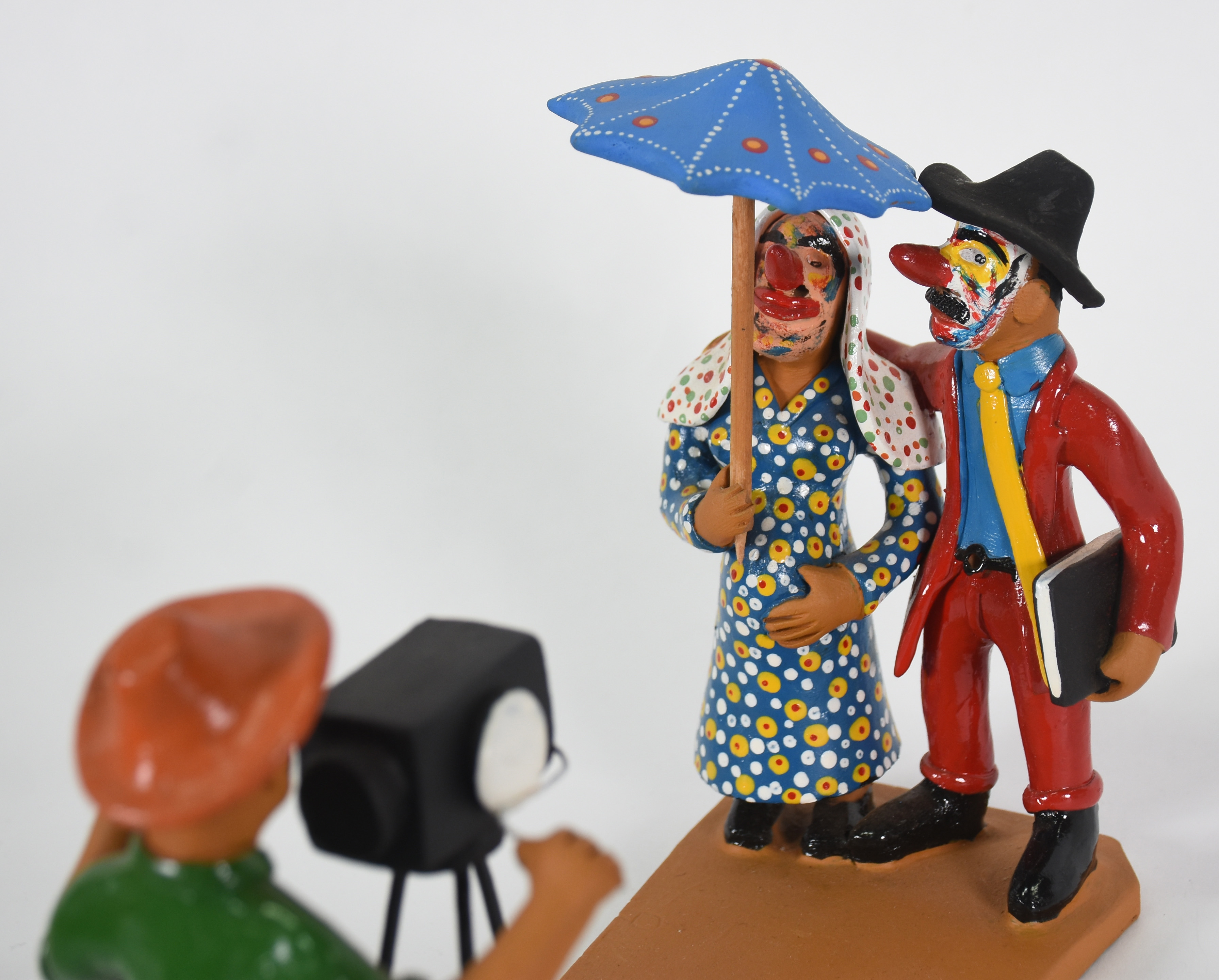 Oito peças de barro, Arte popular, diversos artistas. Algumas... - foto 8 de 10