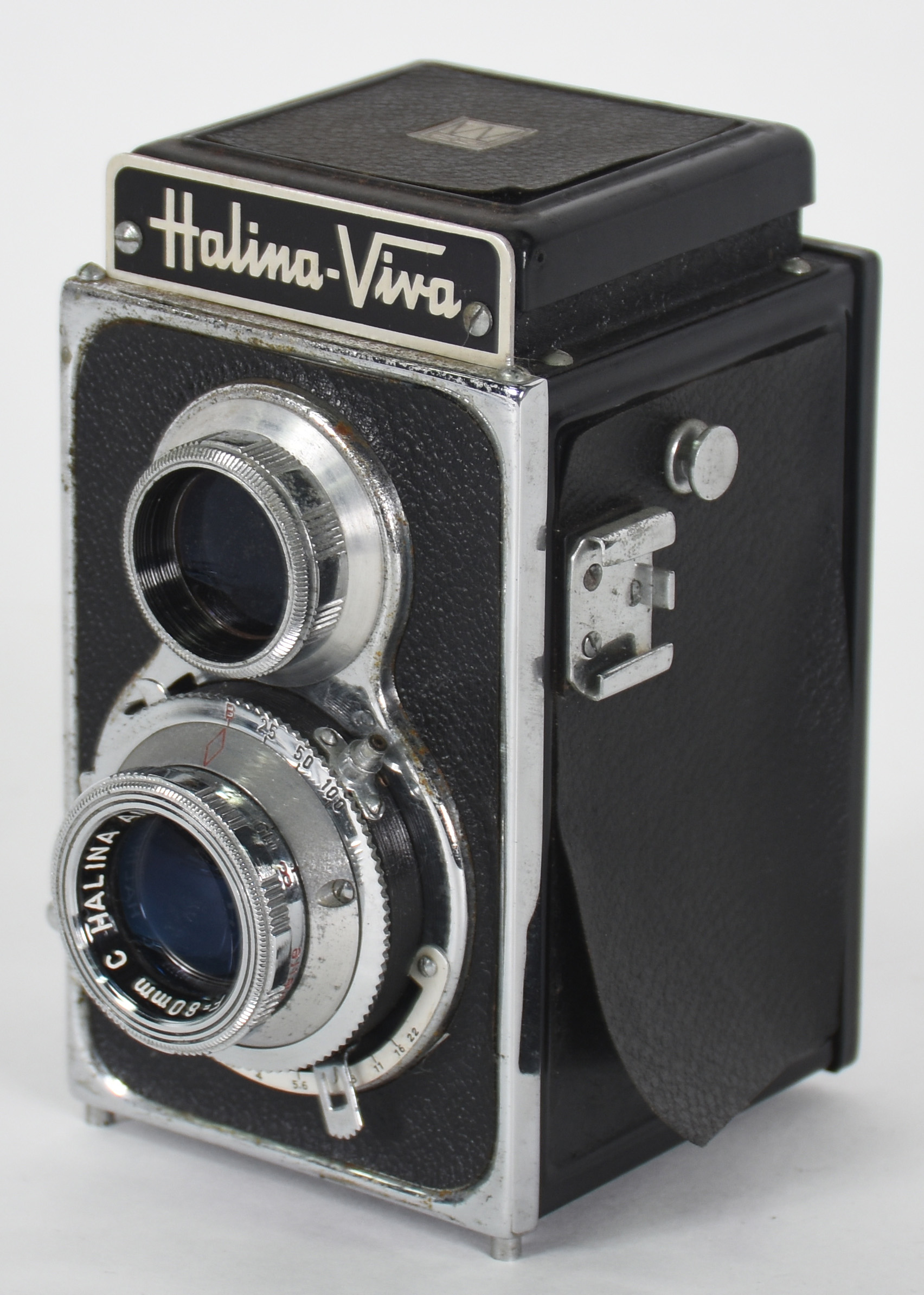 Câmera HALINA VIVA, lançada nos anos 60. Médio formato, 6 x 6 . Lente... - foto 1 de 4