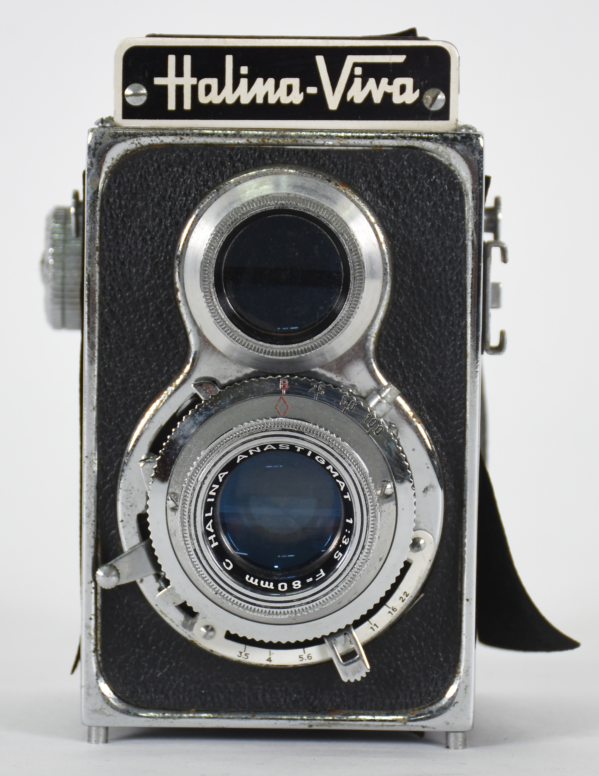 Câmera HALINA VIVA, lançada nos anos 60. Médio formato, 6 x 6 . Lente... - foto 2 de 4