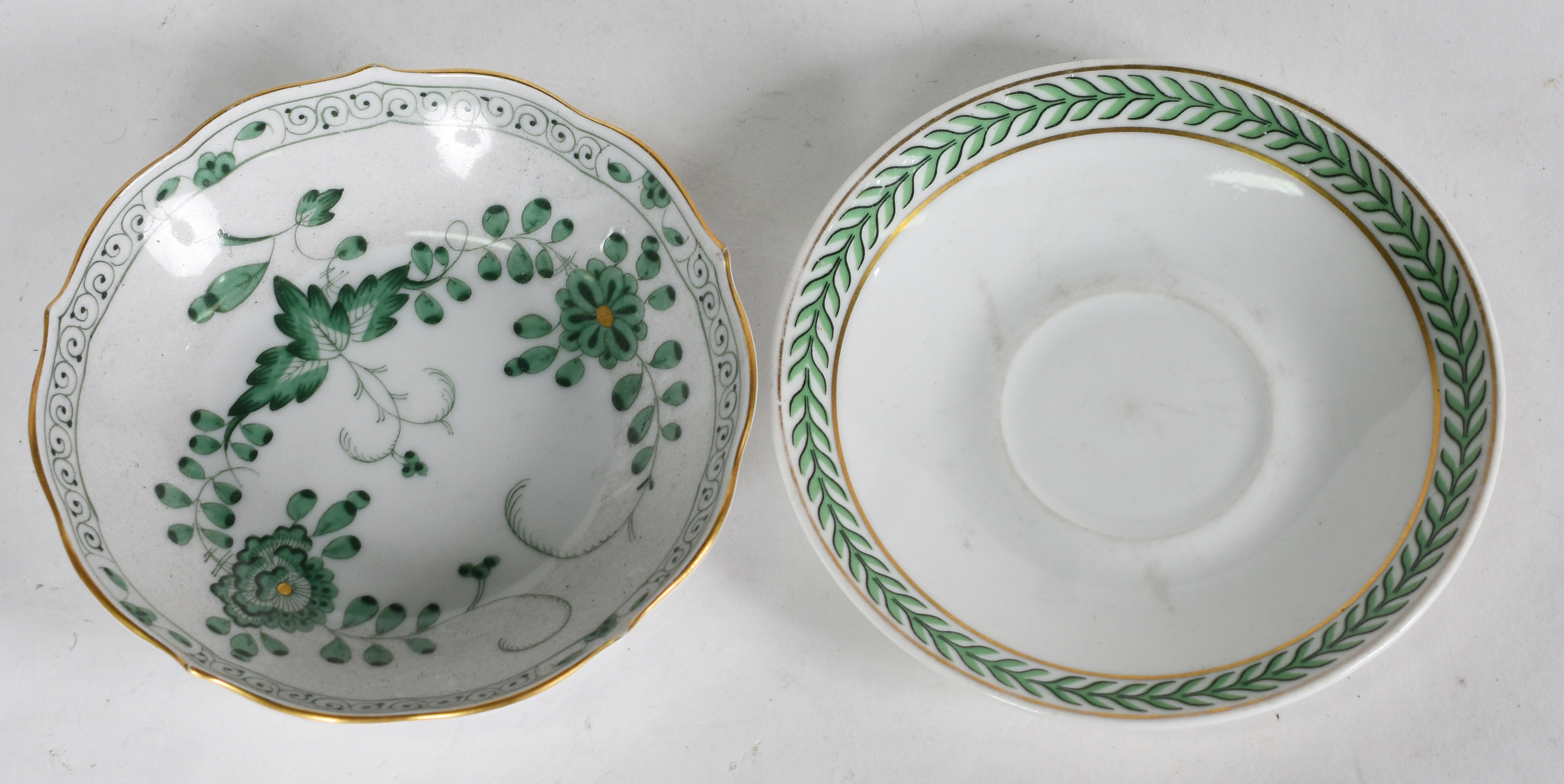 Serviço para café em porcelana alemã de Meissen, decoração floral em... - foto 4 de 7