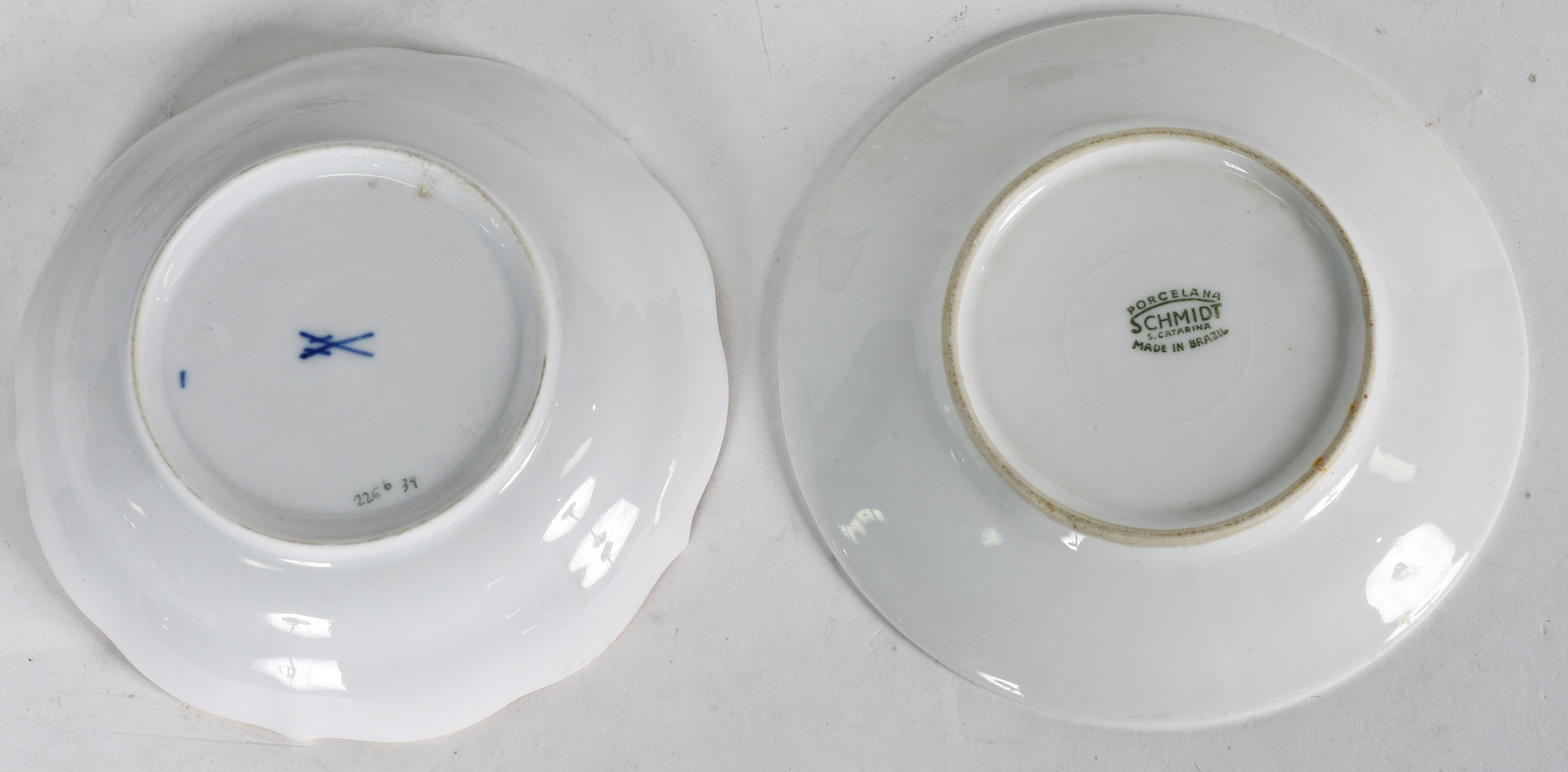 Serviço para café em porcelana alemã de Meissen, decoração floral em... - foto 6 de 7