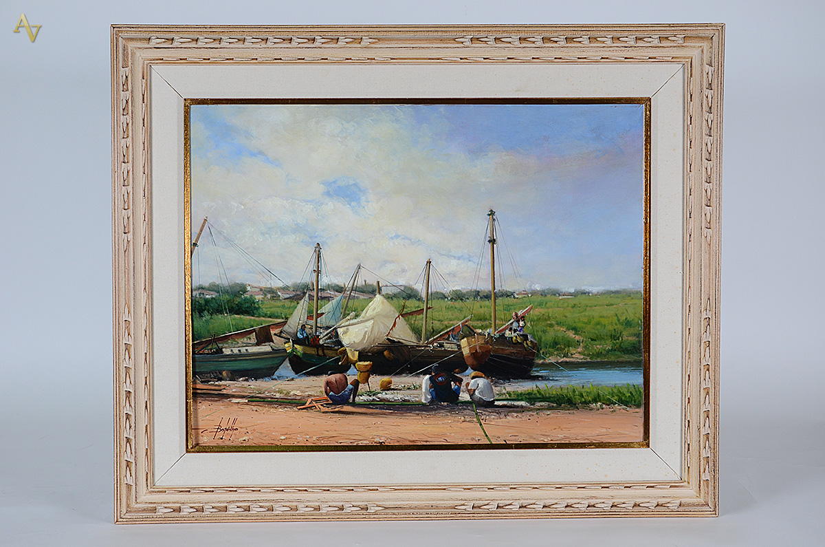 RAIMUNDO BOTELHO - Barco do Maranhão - ost - 60 x 80 - foto 1 de 4