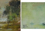 WANDA BASILIO - Paisagens - 2 quadros - ost - 1... - WANDA BASILIO - Paisagens - 2 quadros - ost - 19 x 33 / 19 x 27